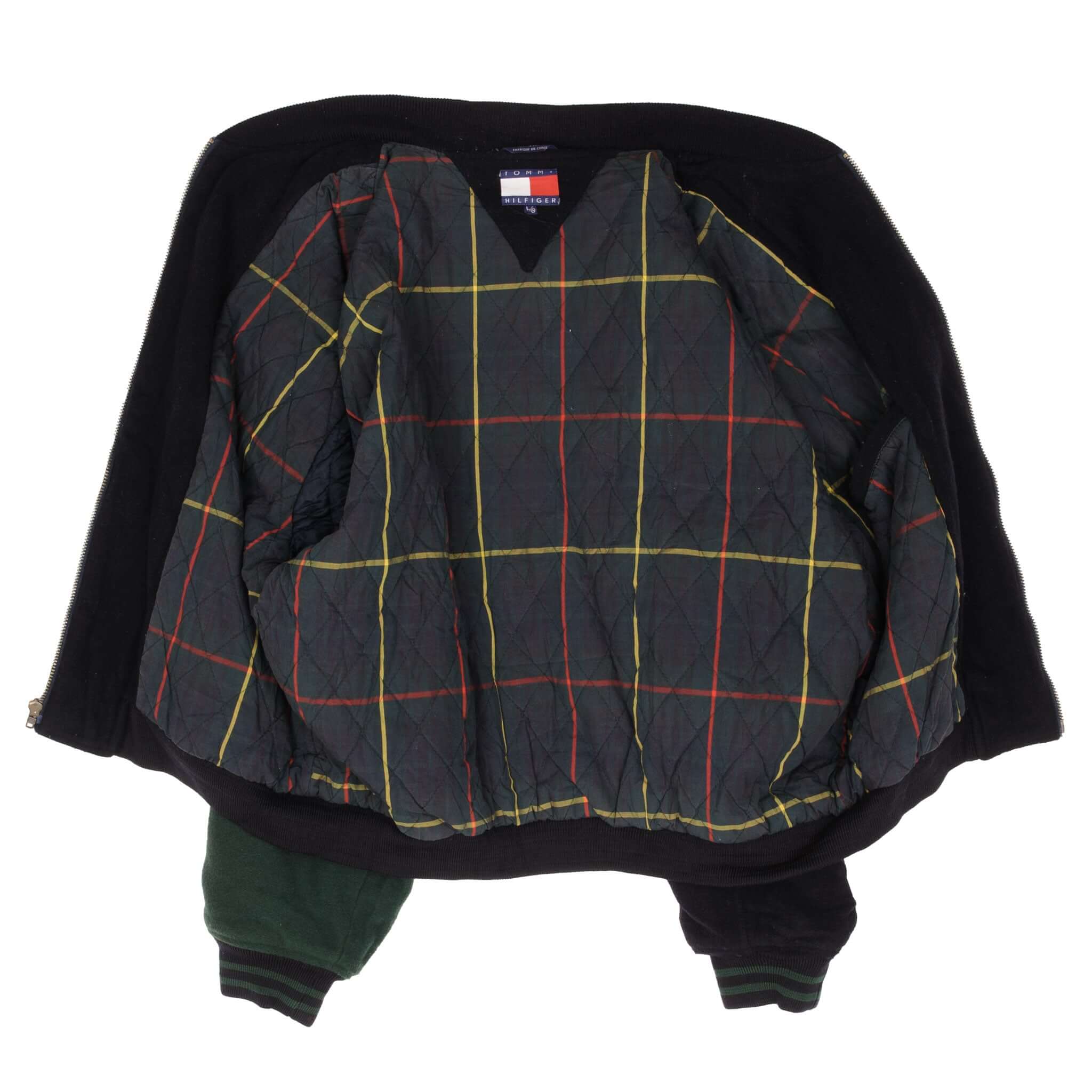 Vintage Tommy Hilfiger Wool Varsity Jacket 1990S Size Large