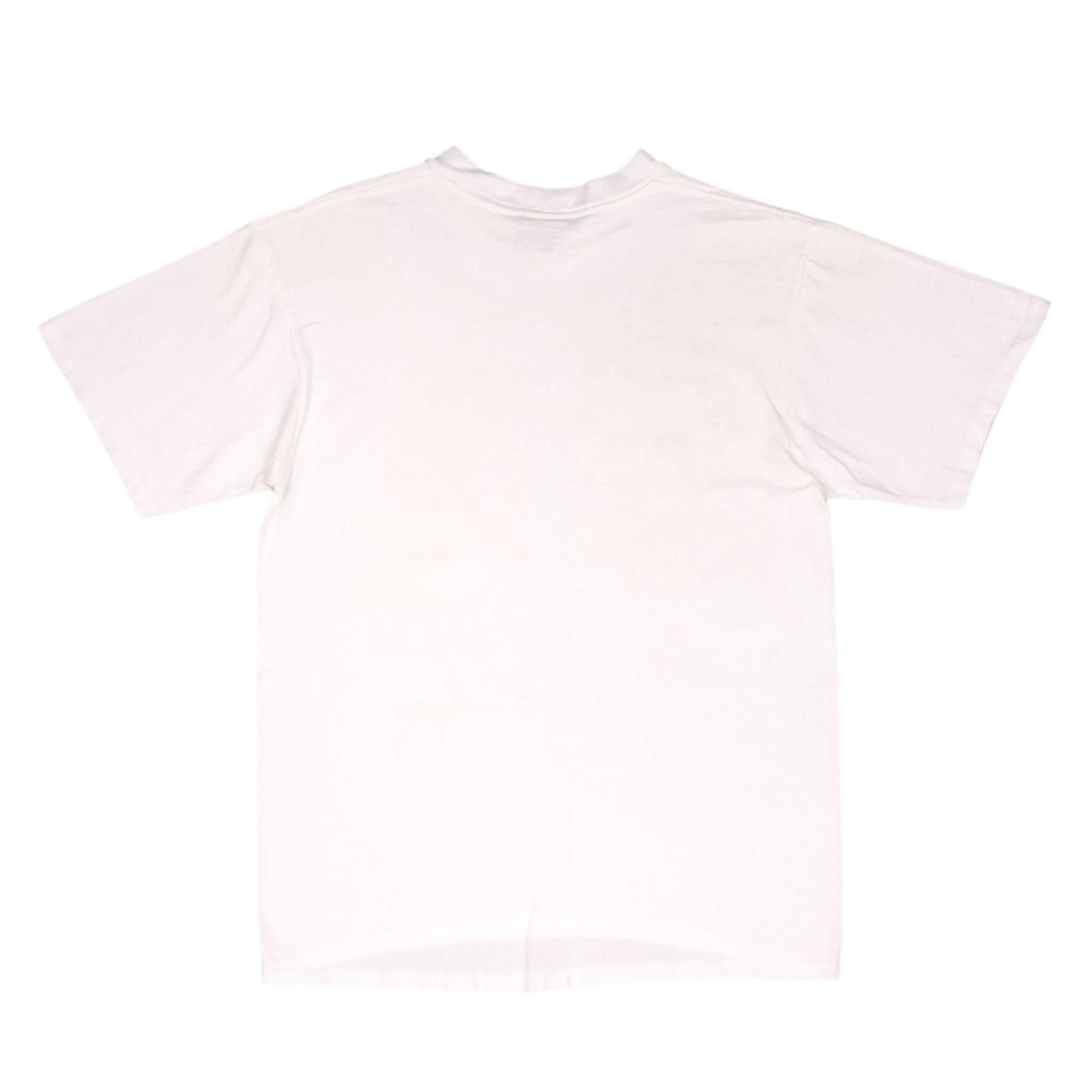 Vintage Animal Print Earth Day National Wildlife Federation Hanes Tee Shirt 1989 Size Medium Made In USA with single stitches sleeves