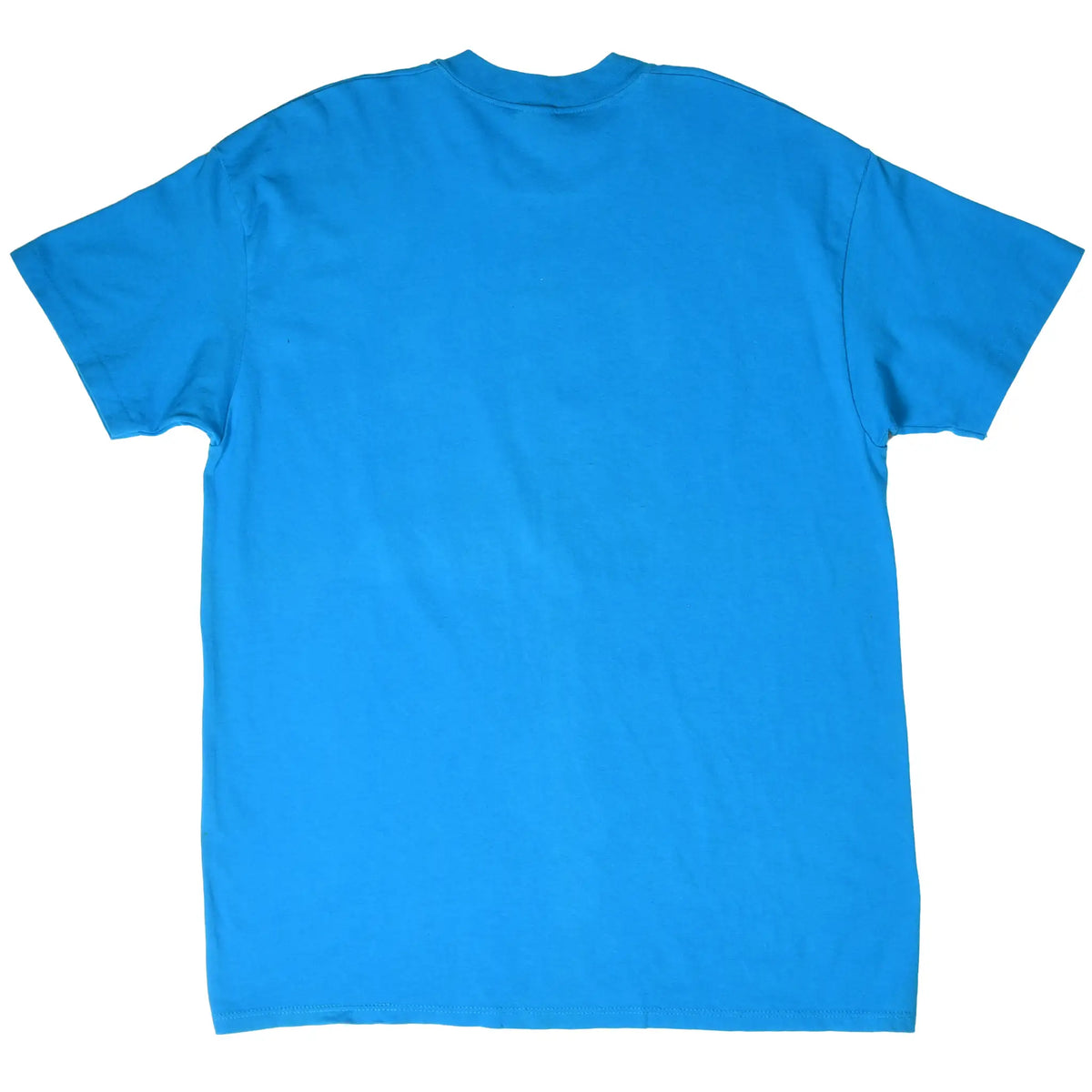 Back of blue Sturgis 50th Anniversary T-shirt with no graphic