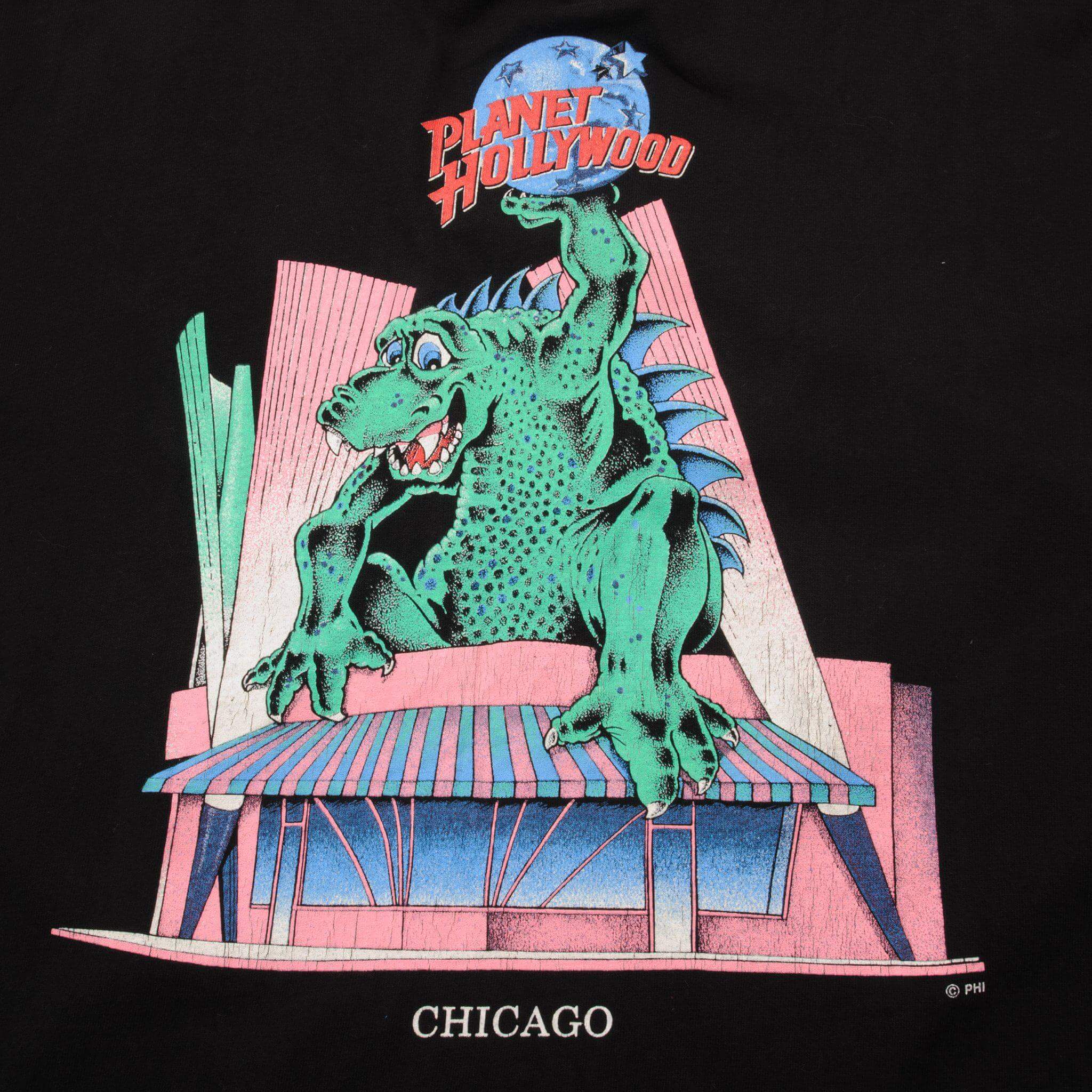 VINTAGE PLANET HOLLYWOOD TEE SHIRT SIZE 2XL MADE IN USA