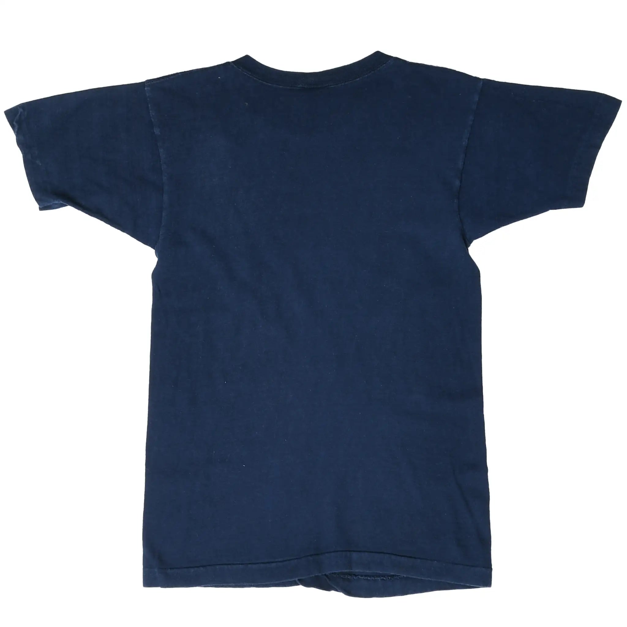 Plain back of navy Champion short-sleeve T-shirt
