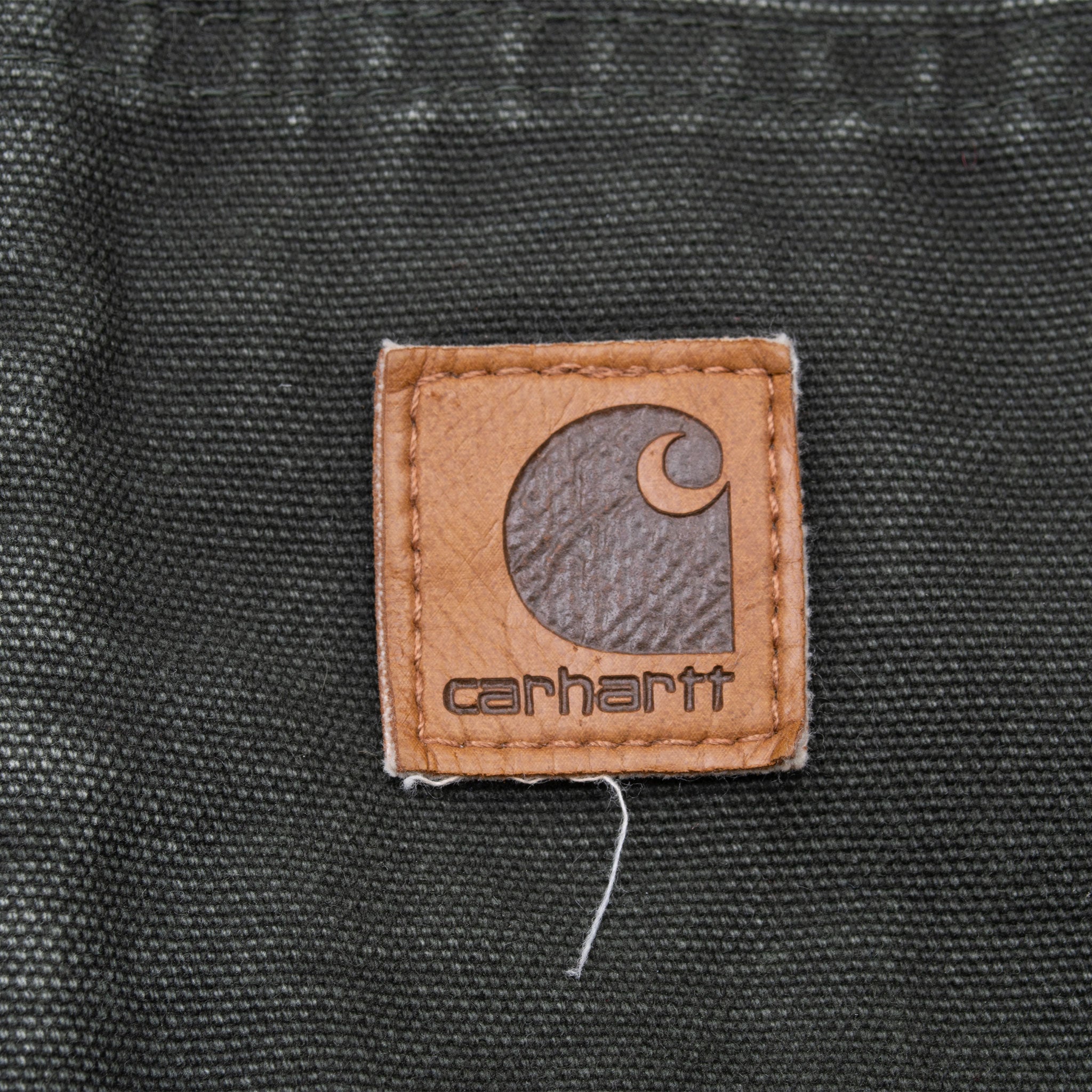 Vintage Carhartt Green Active Hooded Jacket J130Mos 1990S Size XL