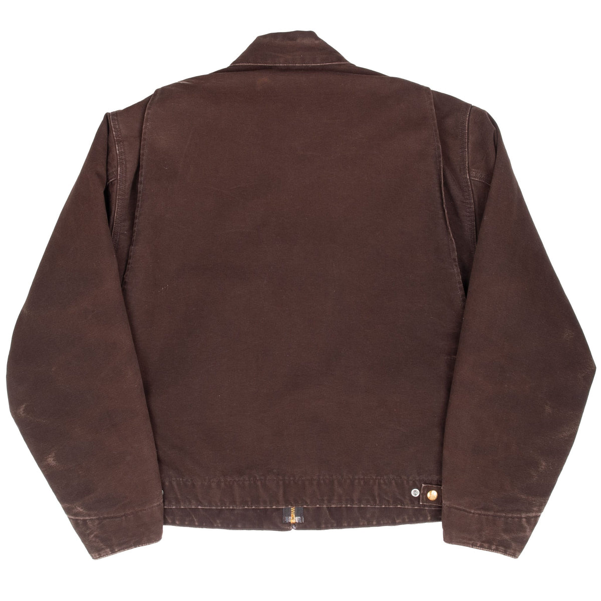 Vintage Carhartt Detroit Style Dark Brown Jacket 2007 Dkb Size Large Made In Usa