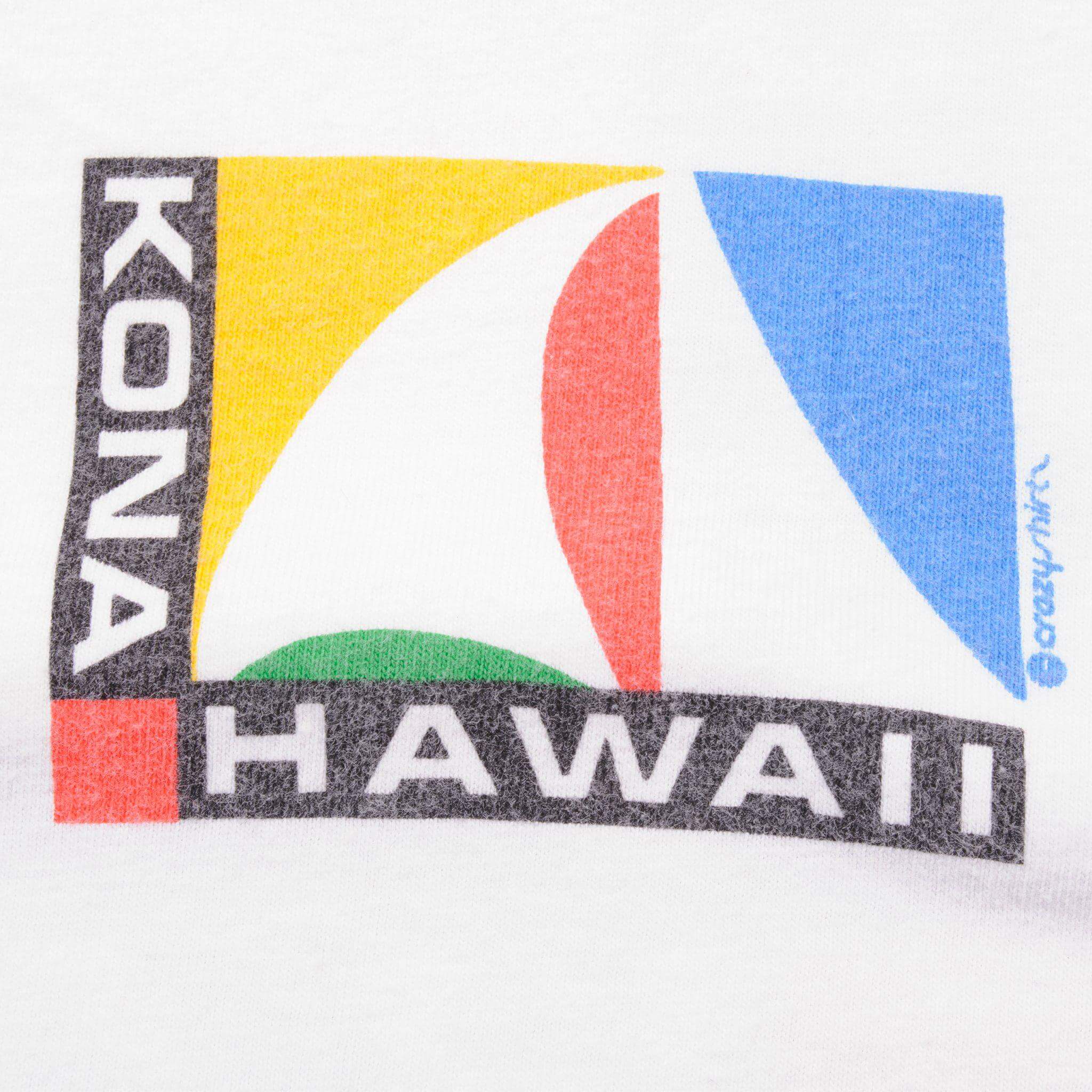 VINTAGE KONA HAWAII CRAZY SHIRT TEE SHIRT SIZE LARGE MADE IN USA