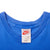 Grey label Vintage Blue Nike Tee Shirt 1987-1994 Size M Made In USA With Single Stitch Sleeves.