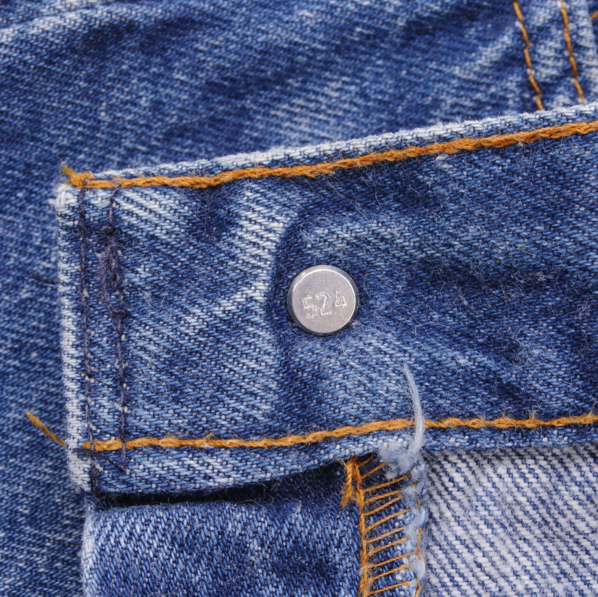 VINTAGE LEVIS 501 JEANS INDIGO 1980S SIZE W33 L32 MADE IN USA