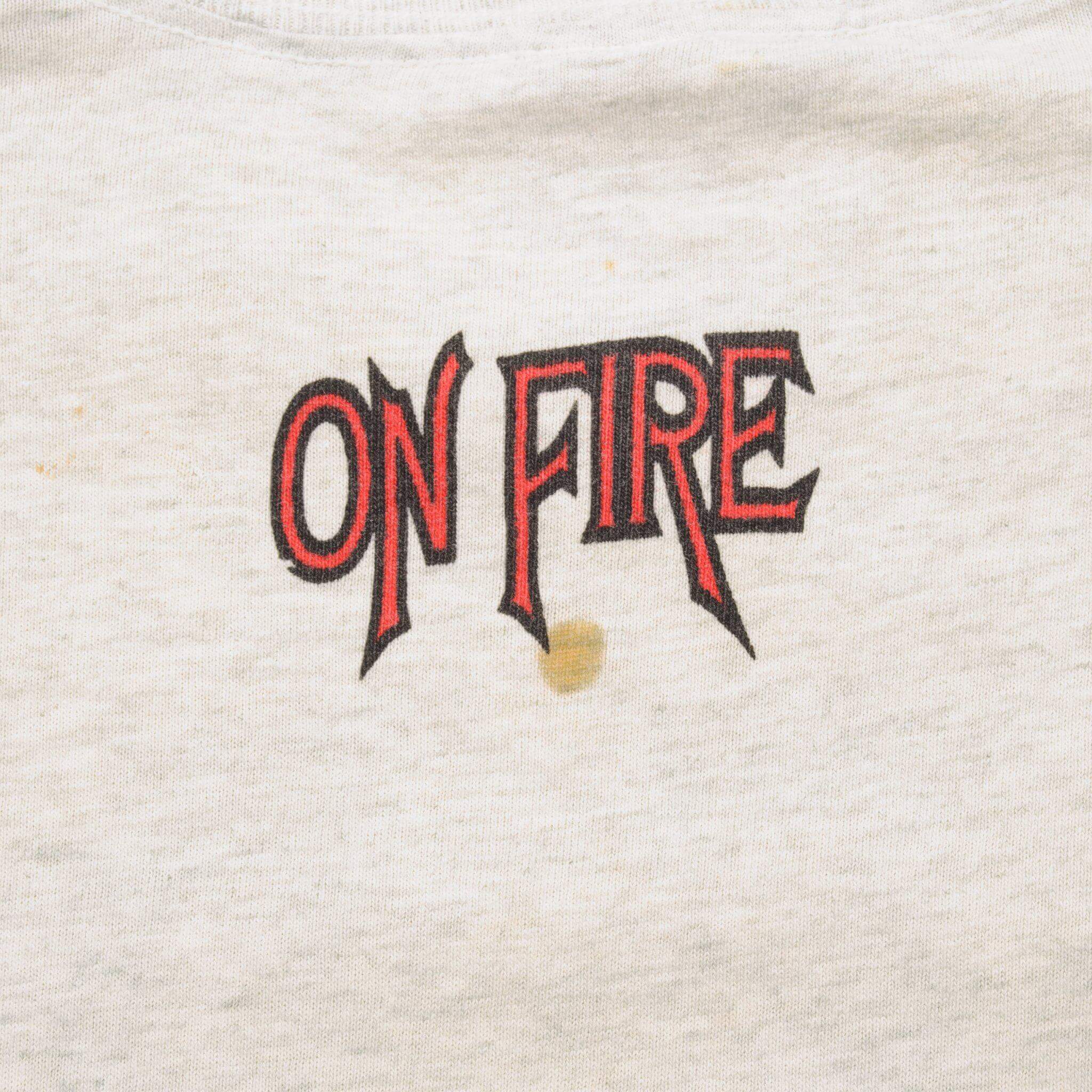 VINTAGE ALL OVER PRINT UNIVERSITY OF NOTRE DAME TEE SHIRT 90s SIZE LARGE MADE IN USA