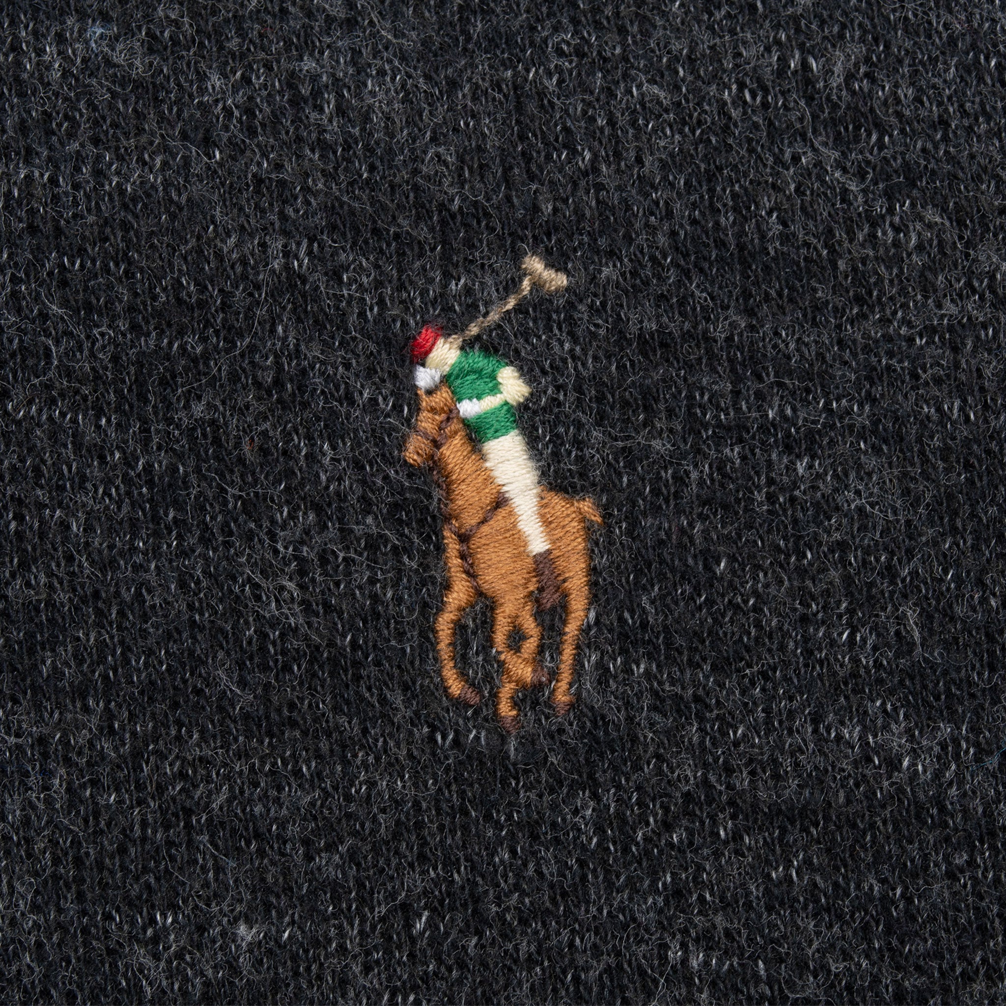 Polo Ralph Lauren Dark Grey Quarter 1/4 Zip Sweater Size XL