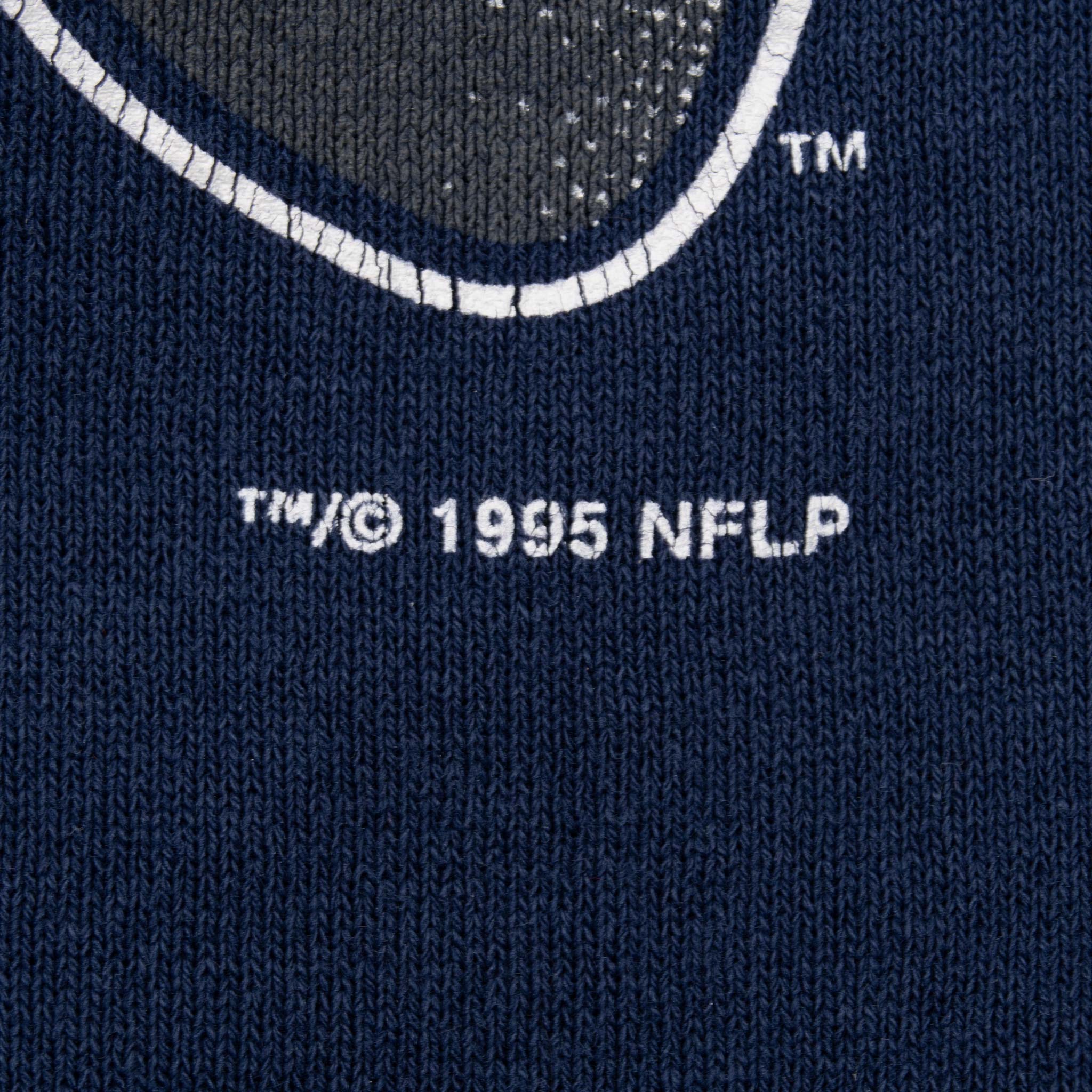 Vintage Nfl Dallas Cowboys Navy Blue Sweatshirt 1995 Size Medium
