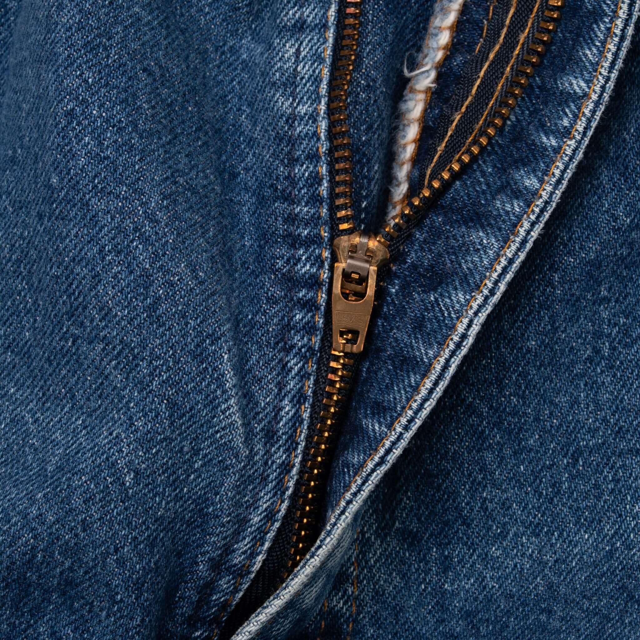 VINTAGE LEVIS 517 ORANGE TAB INDIGO JEANS 1980S 38X32 MADE IN USA