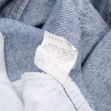 Vintage Levis 517 Orange Tab Indigo Jeans Boot Cut Size 38X32 Made In Usa With Medium Wash 1980s
Size on tag 40X34 actual Size Is 38X32
Back Button #575