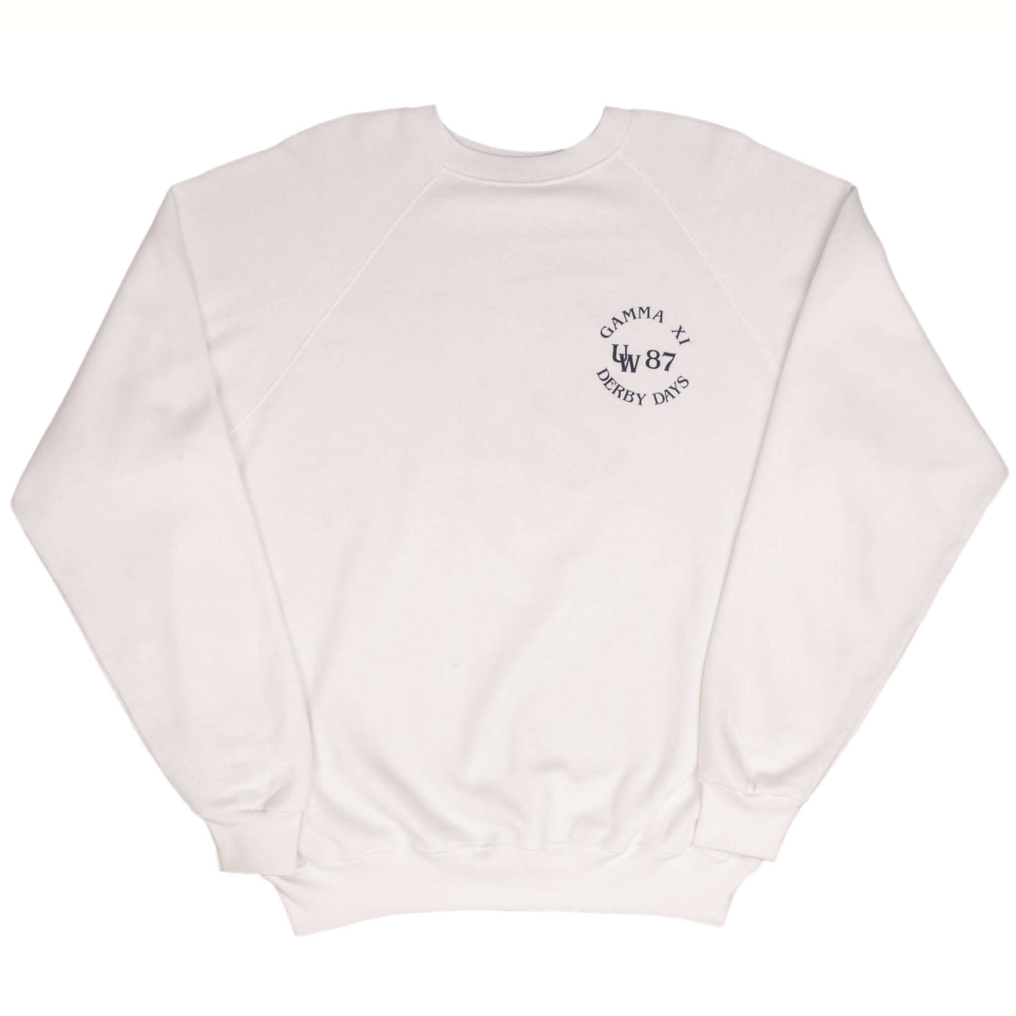 Vintage University Of Washigton Sigma Chi Derby Days Sweatshirt 1987 Size XL Made in USA