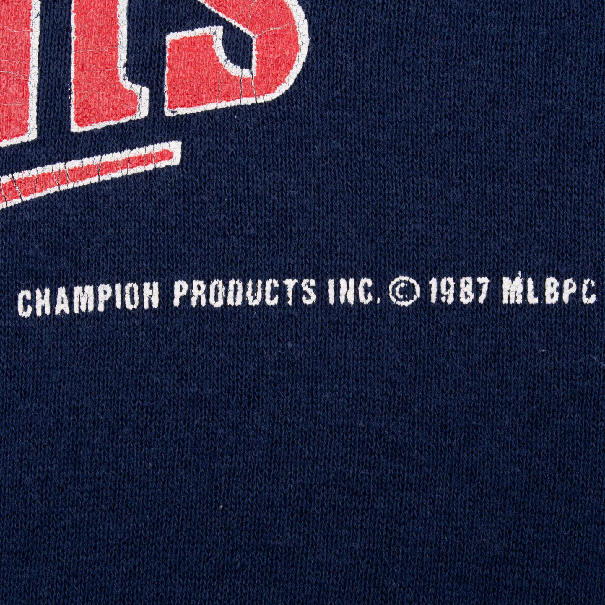 Vintage Mlb Minnesota Twins Champion Sweatshirt 1987 Size XL Made In Usa