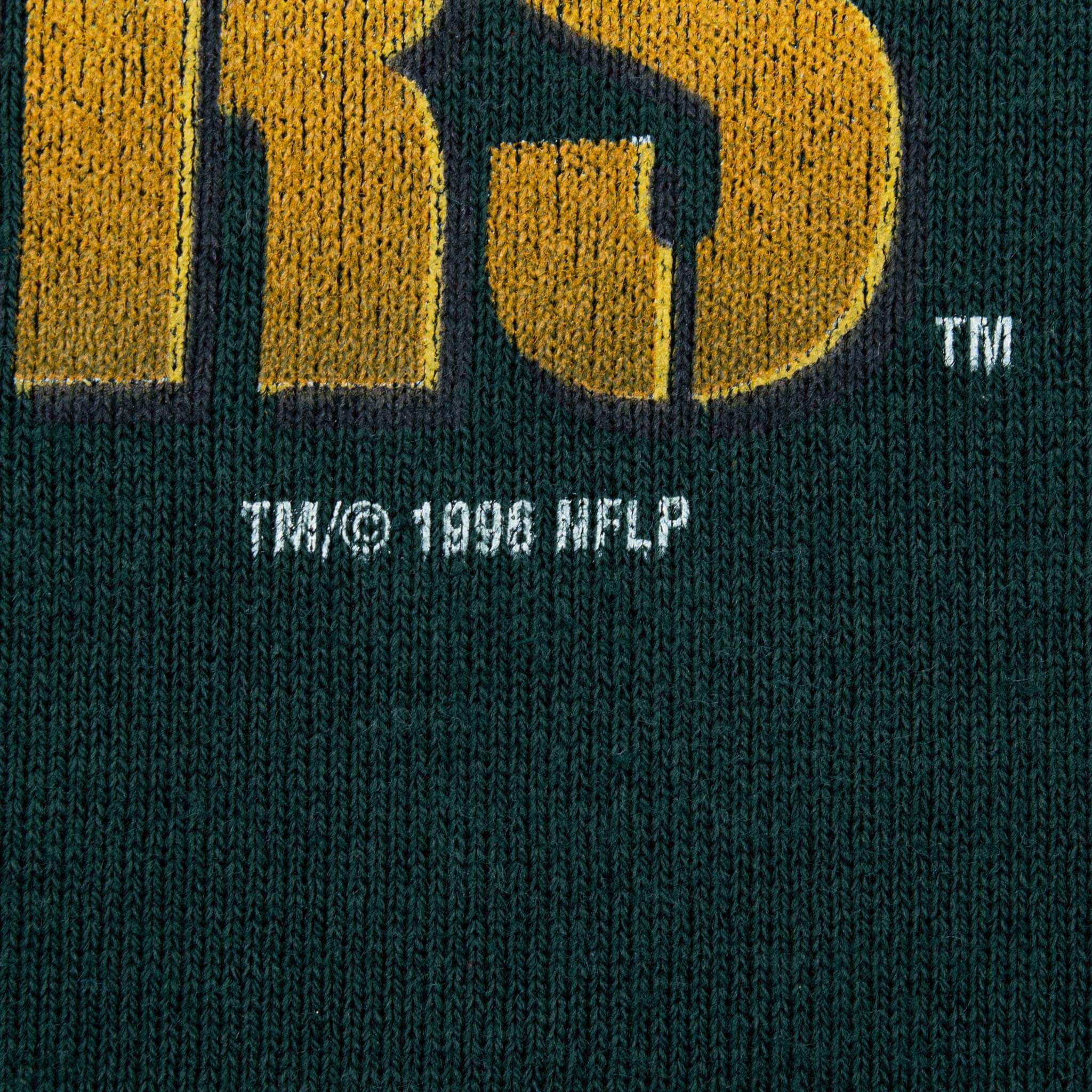 Vintage Nfl Green Bay Packers Nfc Champions 1996 Sweatshirt Size XL Made In Usa