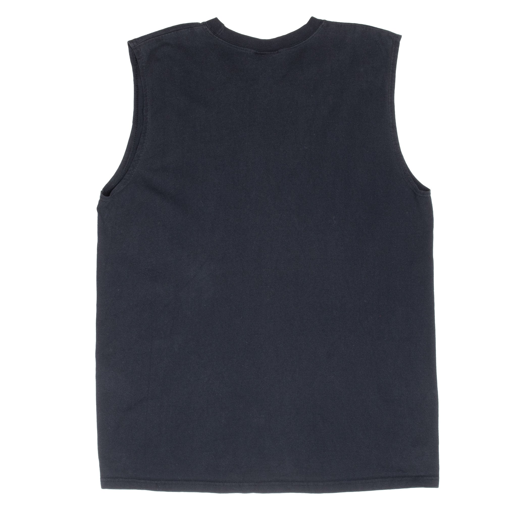 Vintage Nike Center Swoosh Black Tank Top Tee Shirt 2000S Size Large