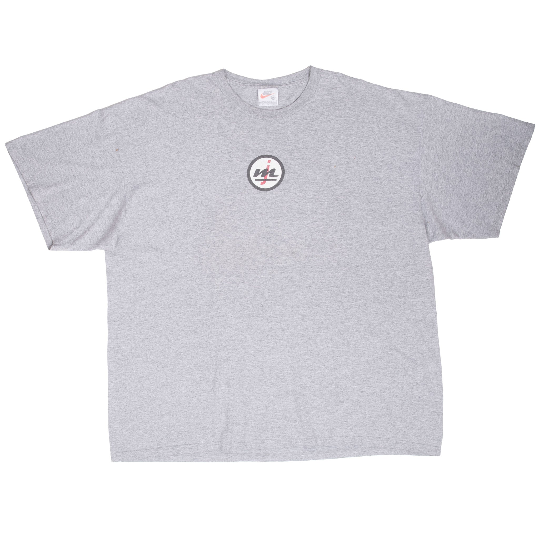 Vintage Nike Michael Jordan 1990S Grey Tee Shirt 1990S Size 2XL Made In Usa