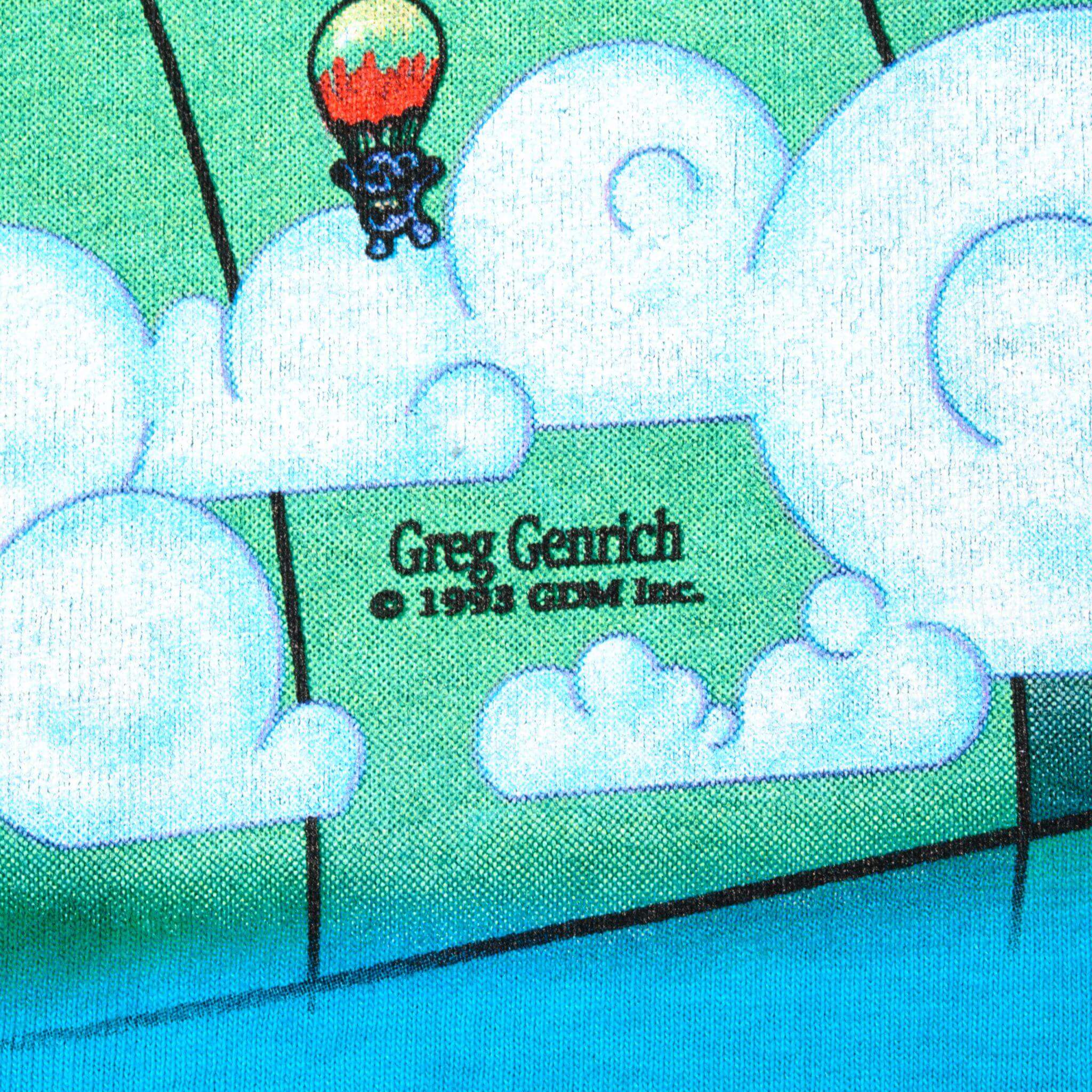 VINTAGE TIE-DYE THE GRATEFUL DEAD TEE SHIRT 2000 SIZE MEDIUM MADE IN USA