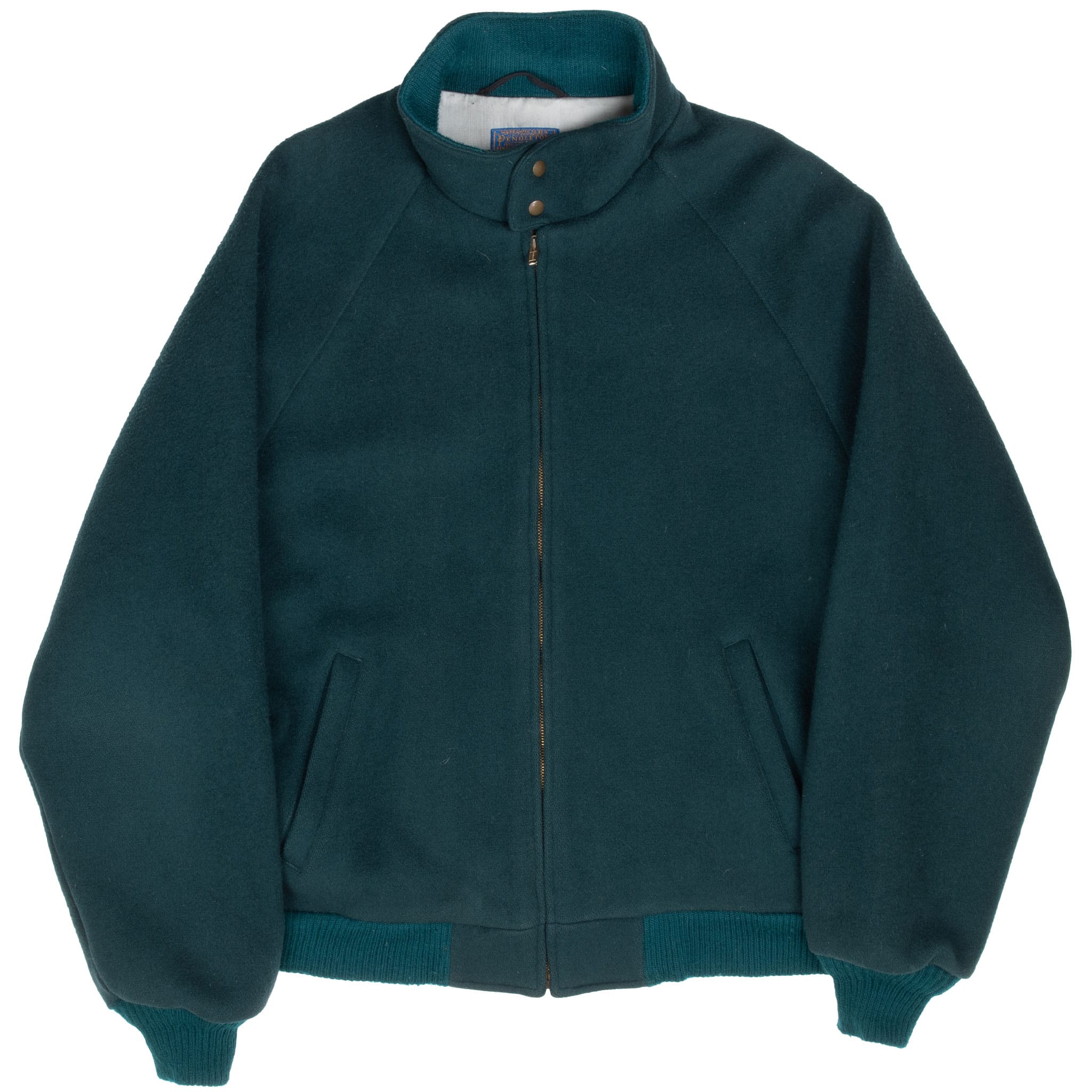 Vintage Pendleton Woolen Mills Green Jacket 1970S Size Xl Made In Usa