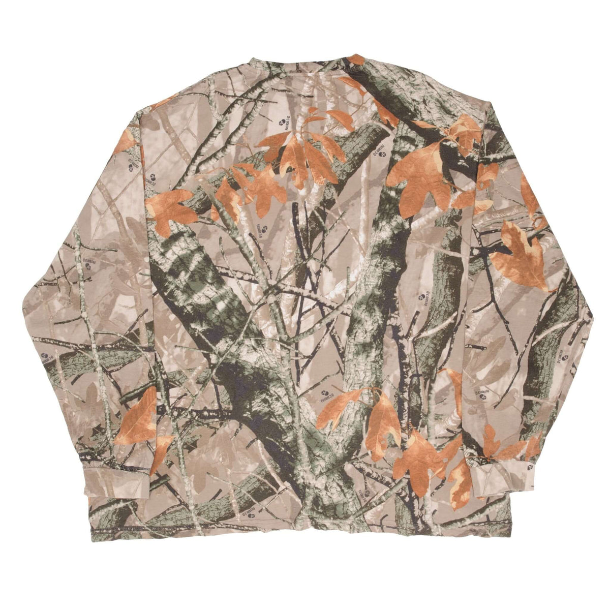 Back of Outfitters Ridge Fusion 3D camouflage long-sleeve T-shirt