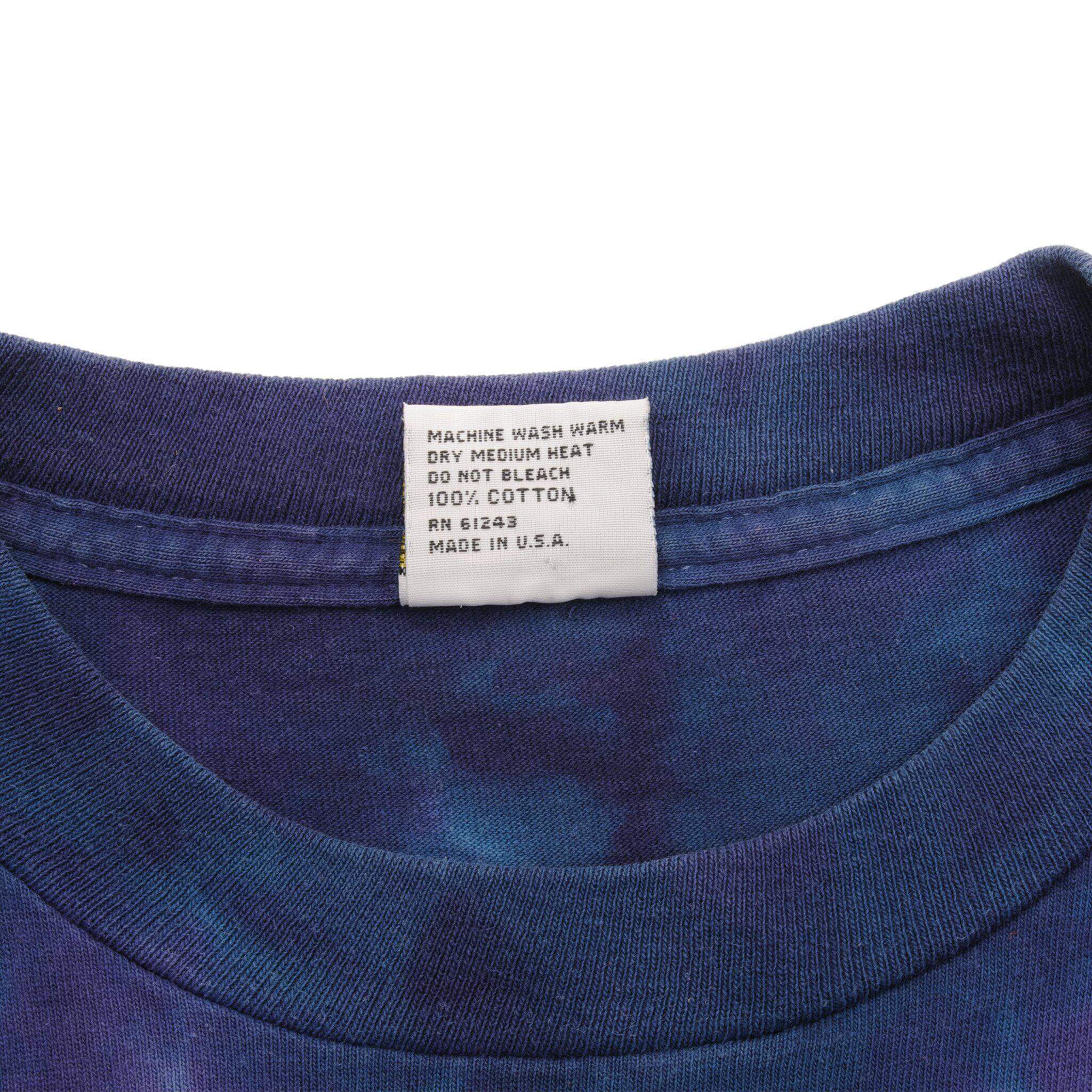 VINTAGE TIE-DYE APOLLO II NEIL ARMSTRONG TEE SHIRT SIZE LARGE MADE IN USA