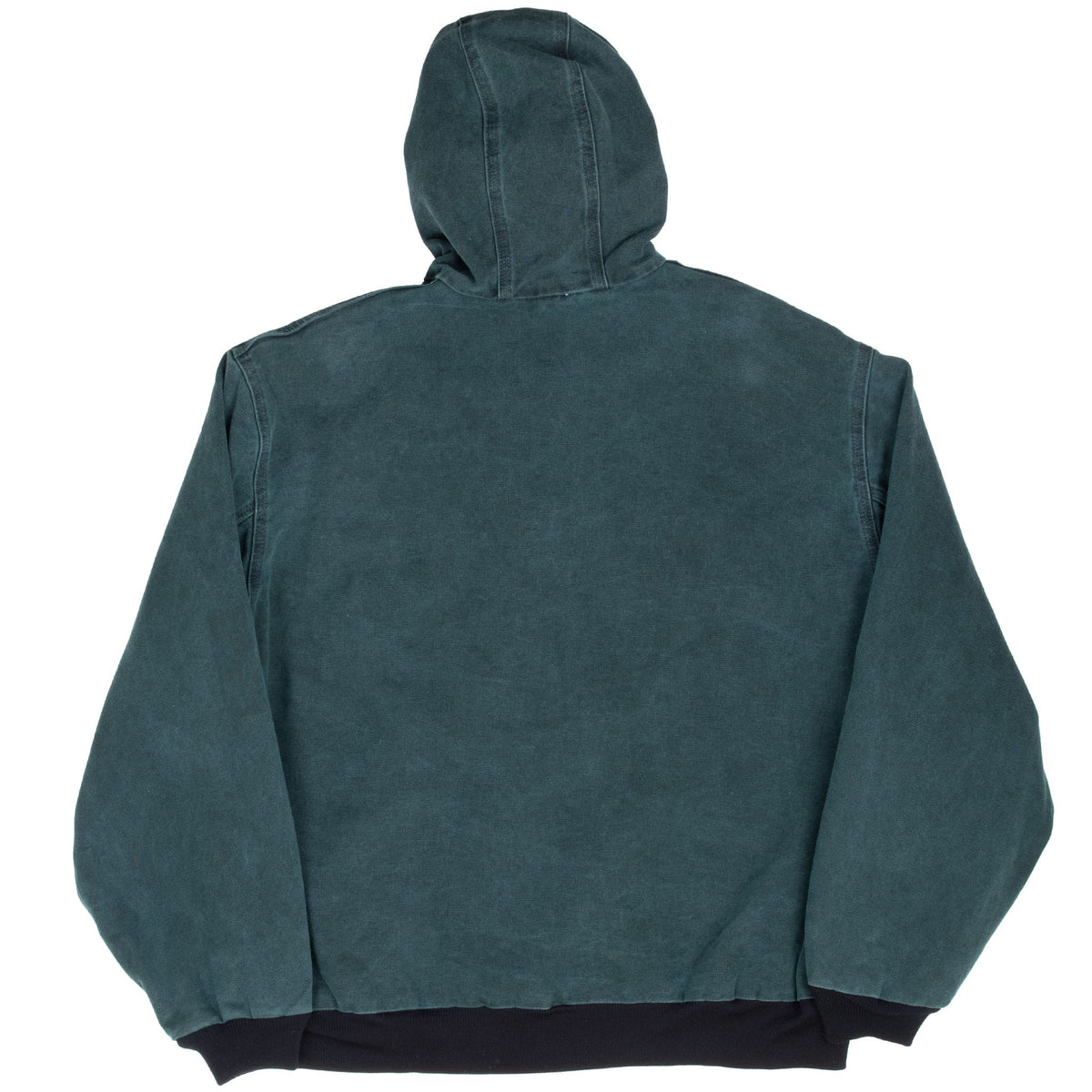 Vintage Carhartt Green Active Hooded Jacket J150Htg 1990S Size 2XL
