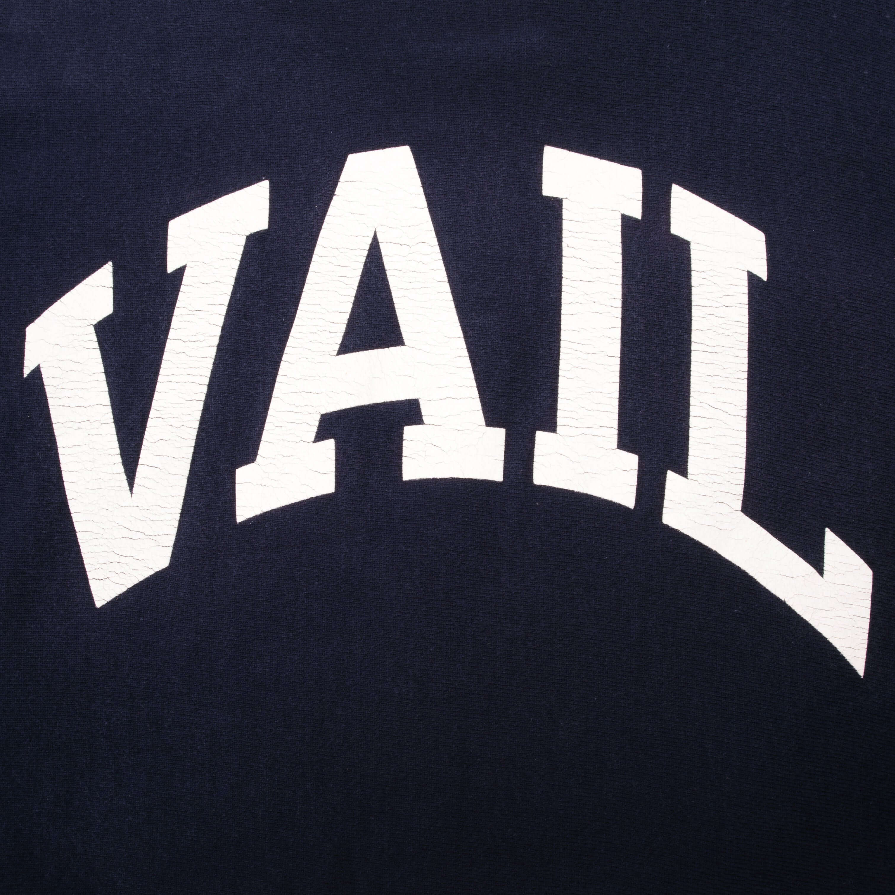 Vintage Navy Champion Reverse Weave Vail Sweatshirt 1990S Size 2XL