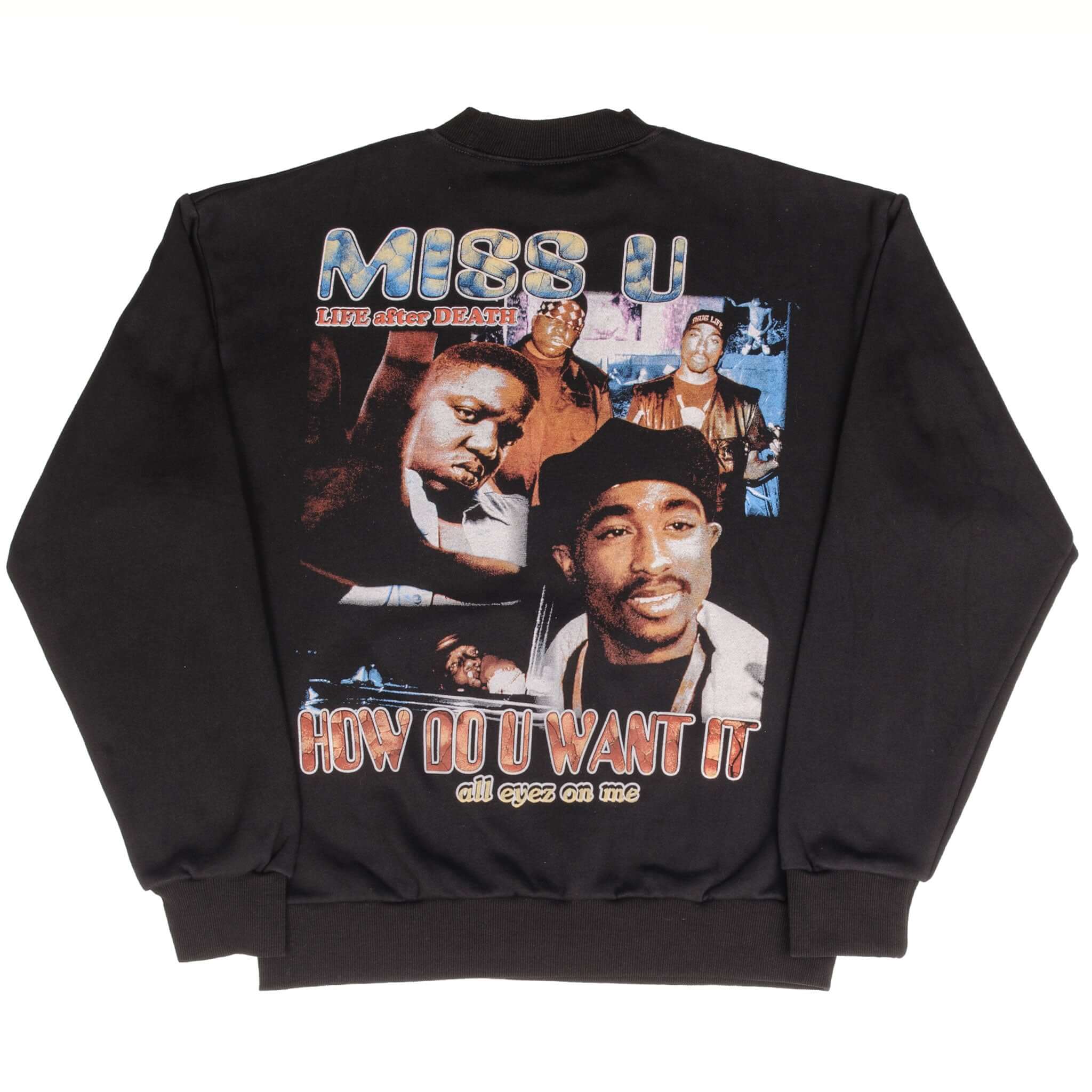 Bootleg Notorious Big Tupac 1971-1996 Sweatshirt Size Medium