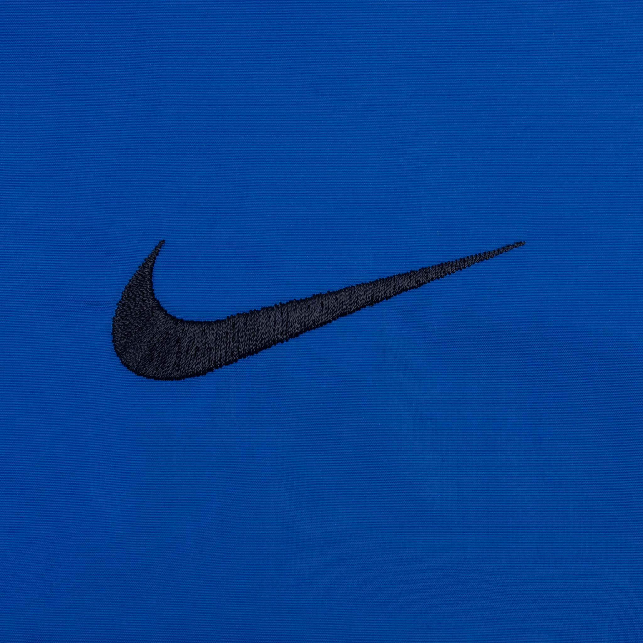 Vintage Nike Classic Swoosh Blue Windbreaker Jacket 1990S Size Medium