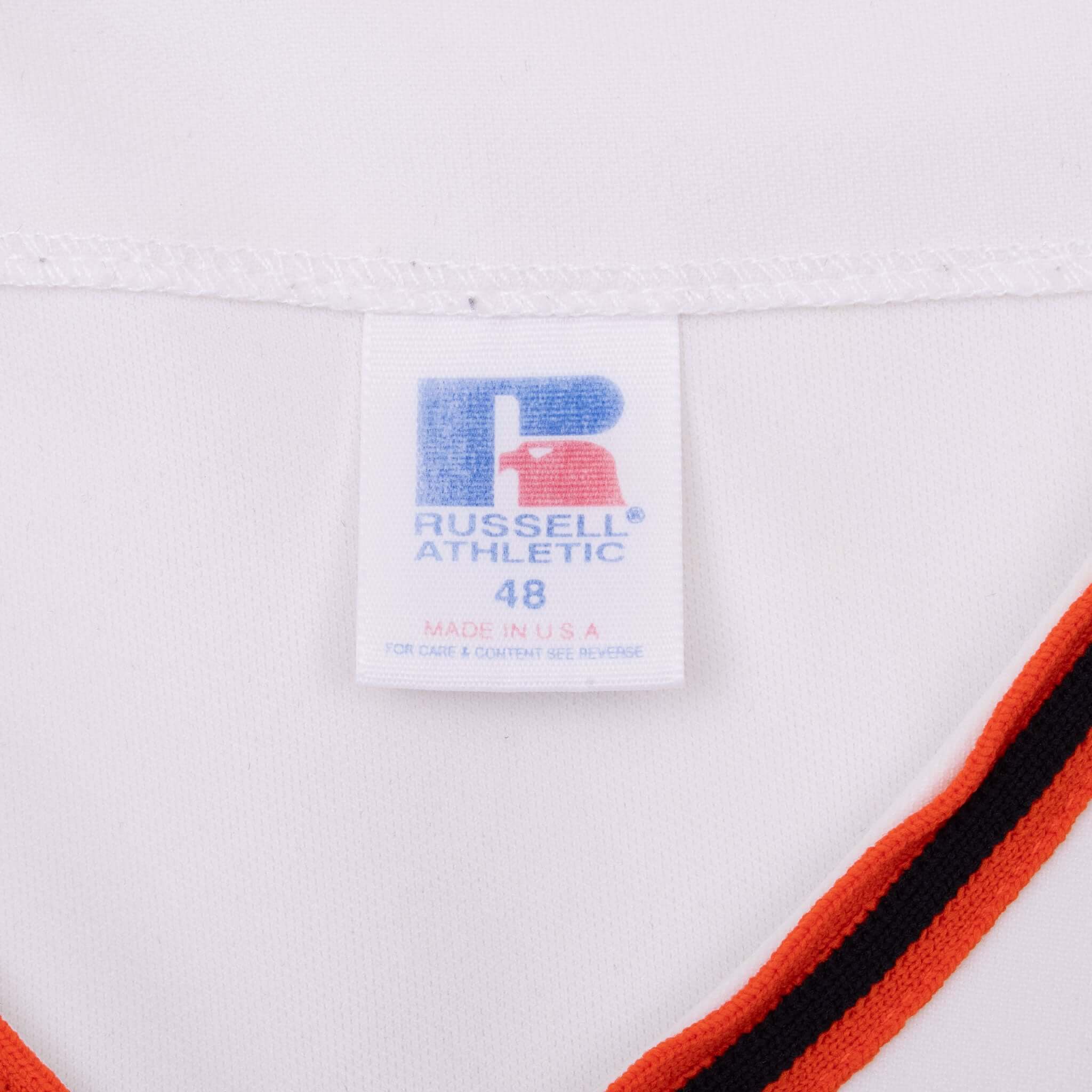 Vintage Mlb San Francisco Giants 1990S Russell Jersey Size 48 Made In Usa