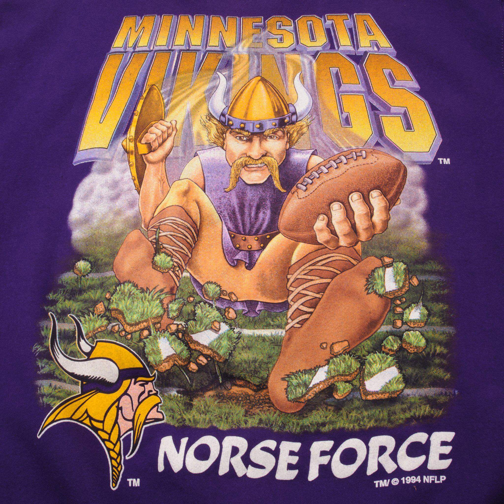 VINTAGE NFL MINNESOTA VIKINGS SWEATSHIRT 1994 SIZE XL MADE IN USA