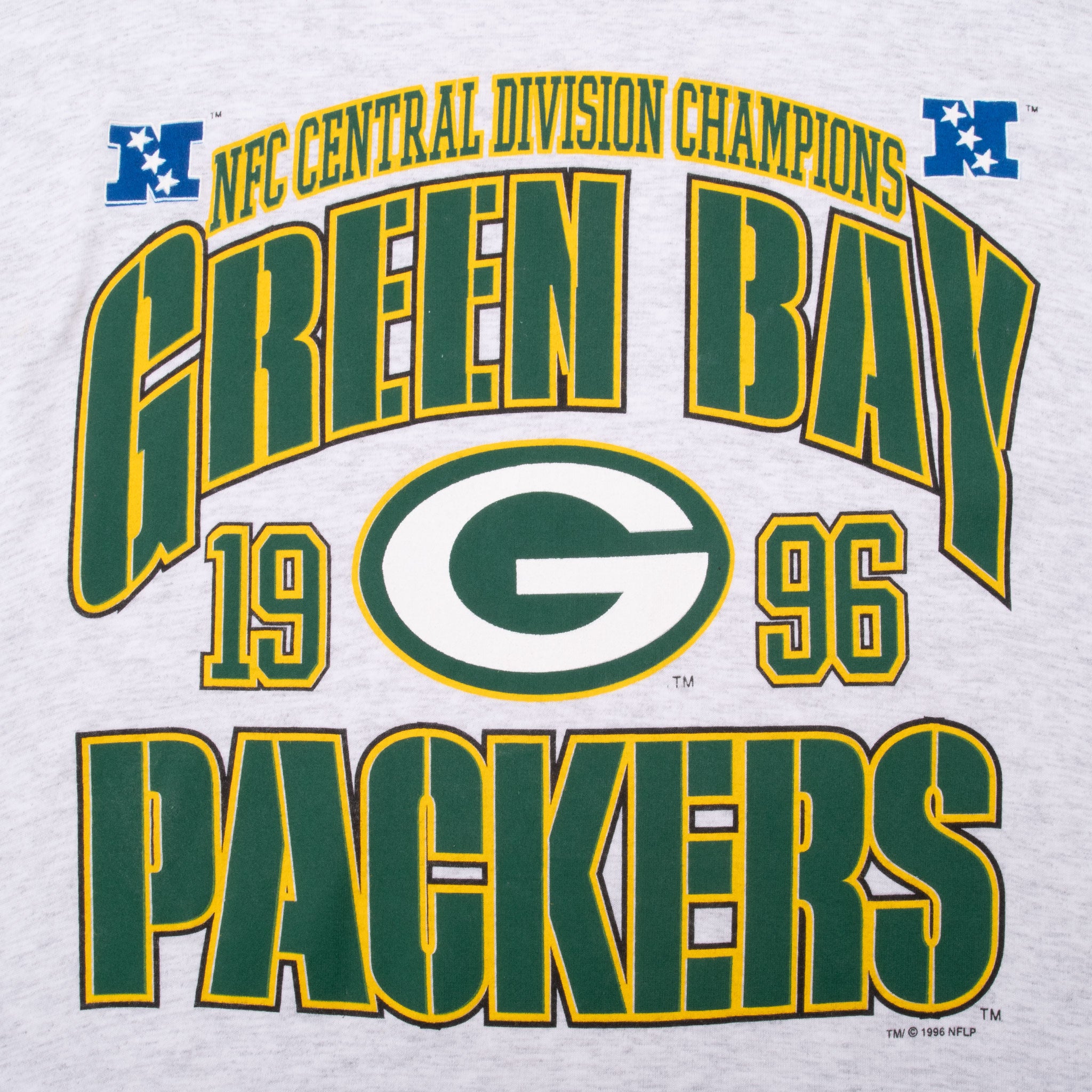 Vintage Nfl Green Bay Packers Nfc Champions 1996 Tee Shirt Size 2XL