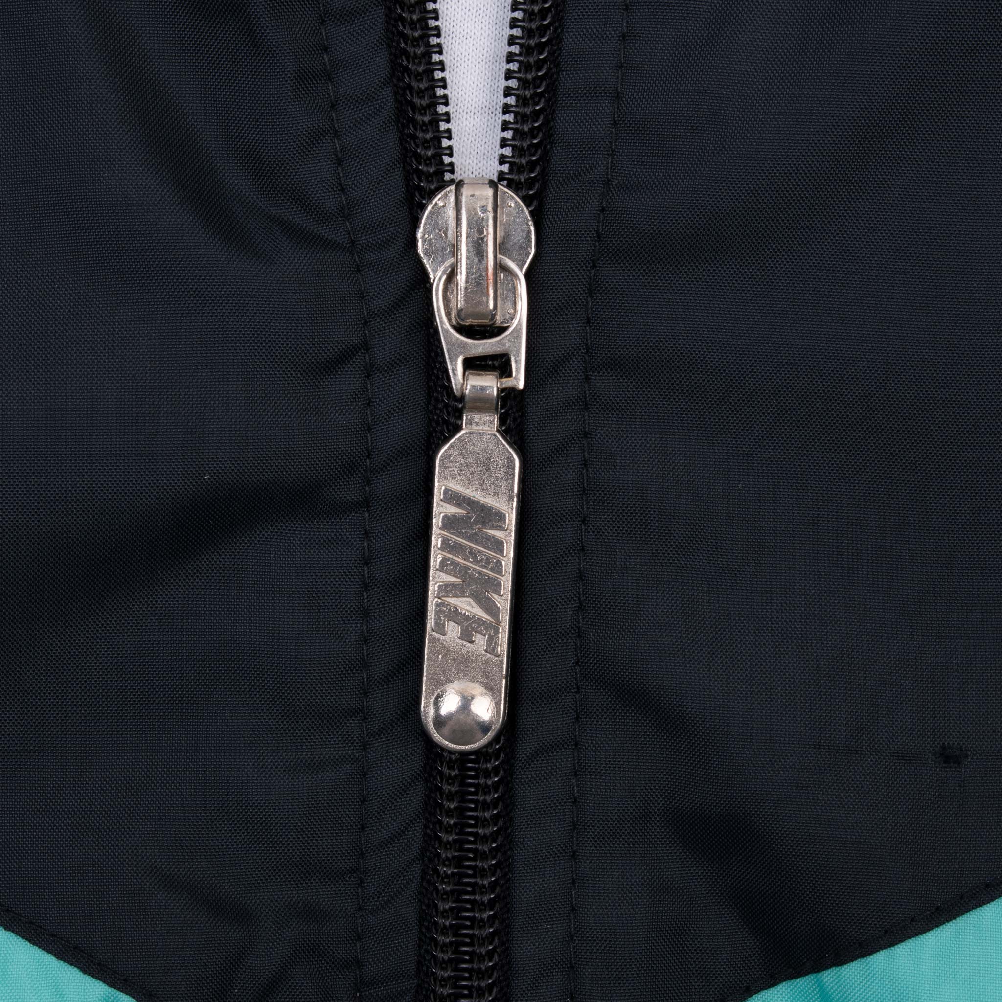 Vintage Nike Swoosh Neon And Black Windbreaker Jacket Late 1980S Size XL Big