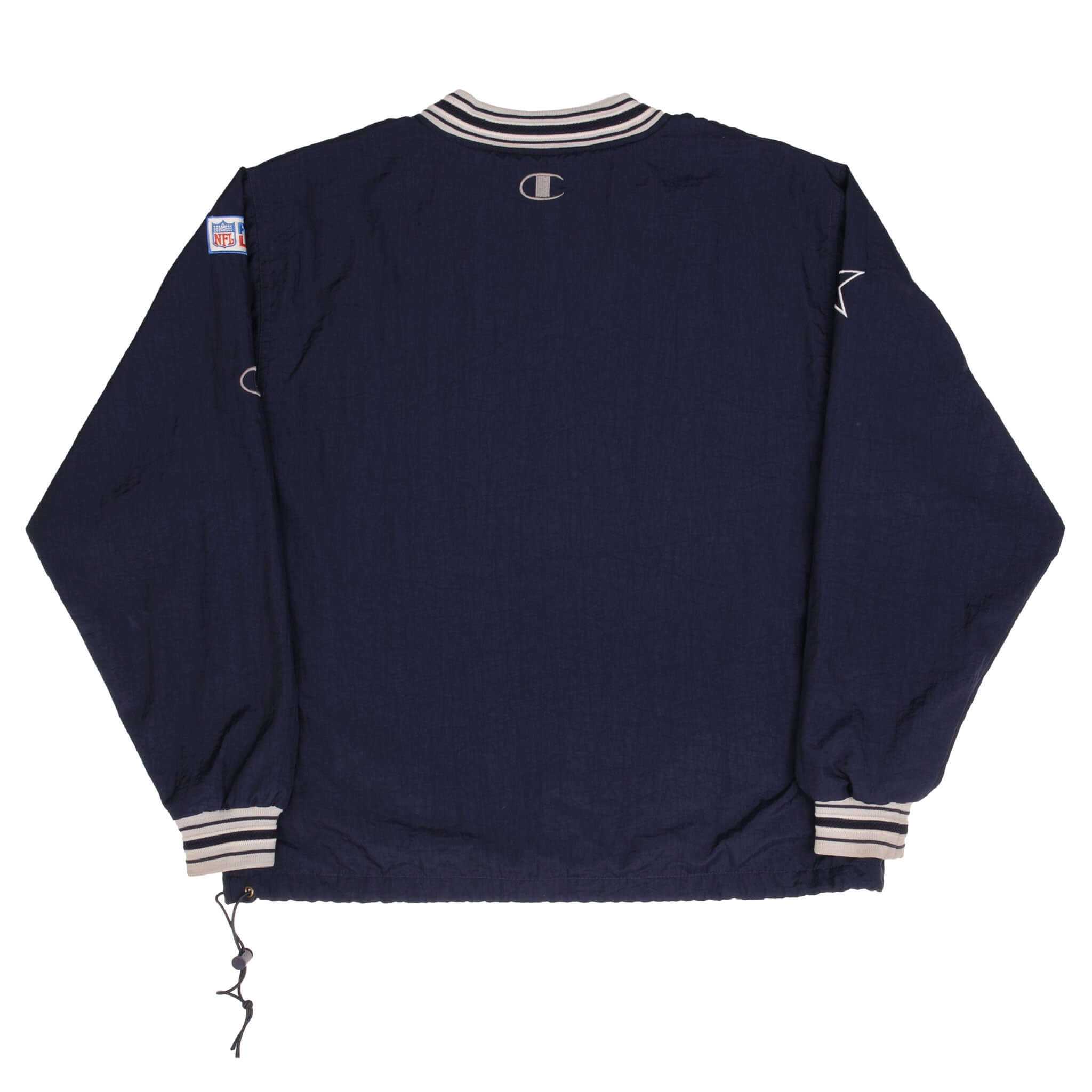 Vintage Nfl Champion Dallas Cowboys Pullover Windbreaker Jacket 1990S Size Medium