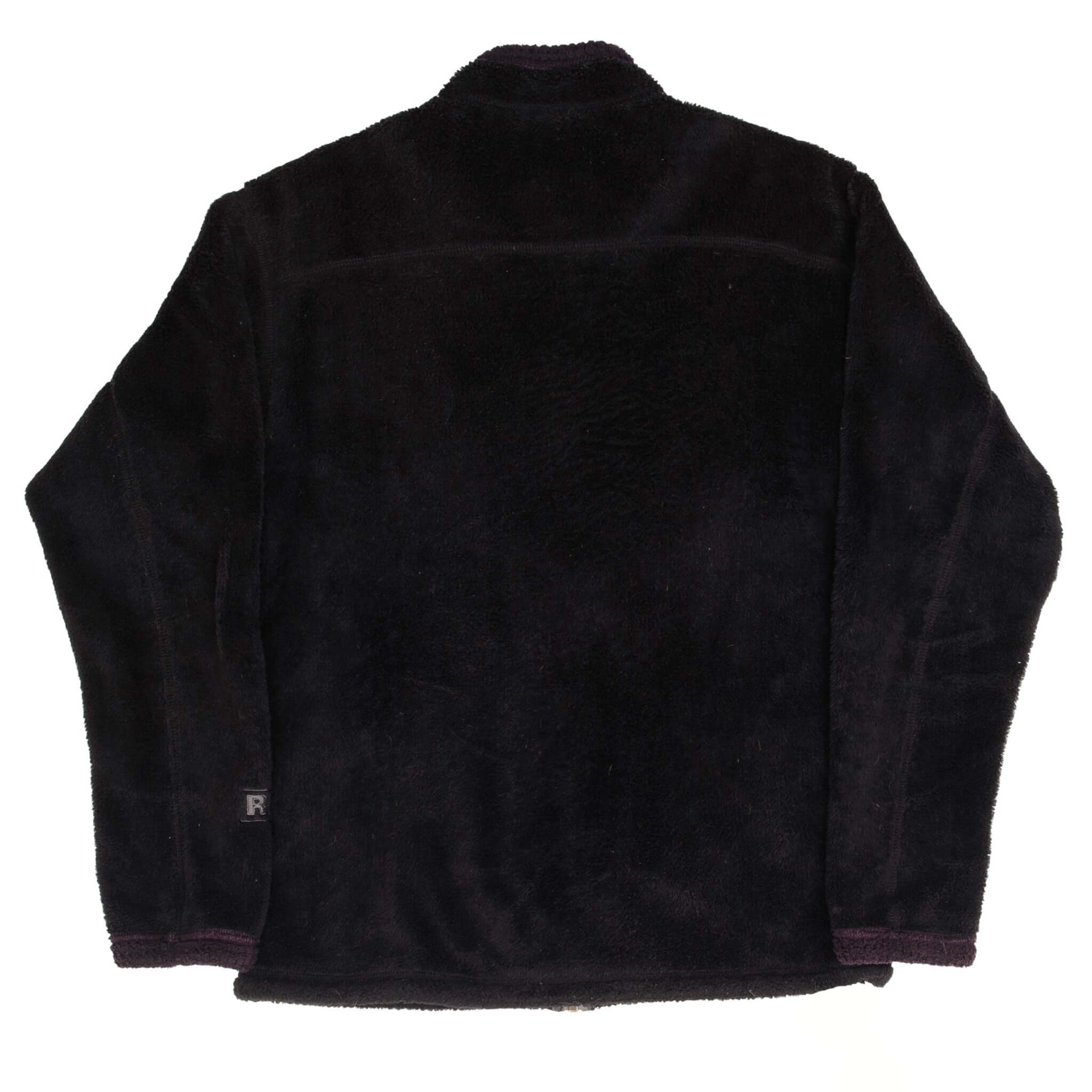 Vintage Patagonia R4 Black 1990S Fleece Jacket Size Medium Made In Usa