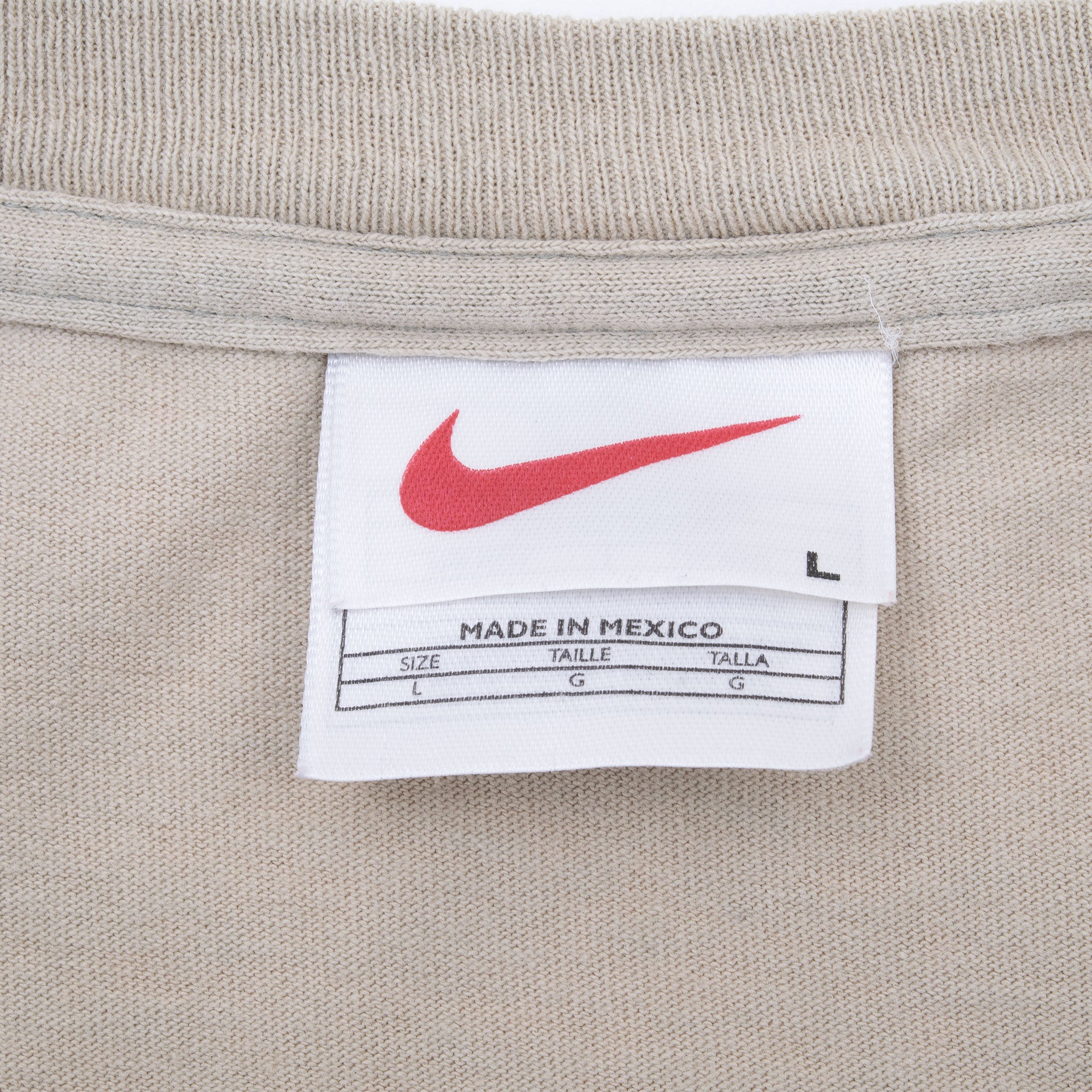 Vintage Nike Acg Soul Function Beige Tee Shirt 1990S Size Large