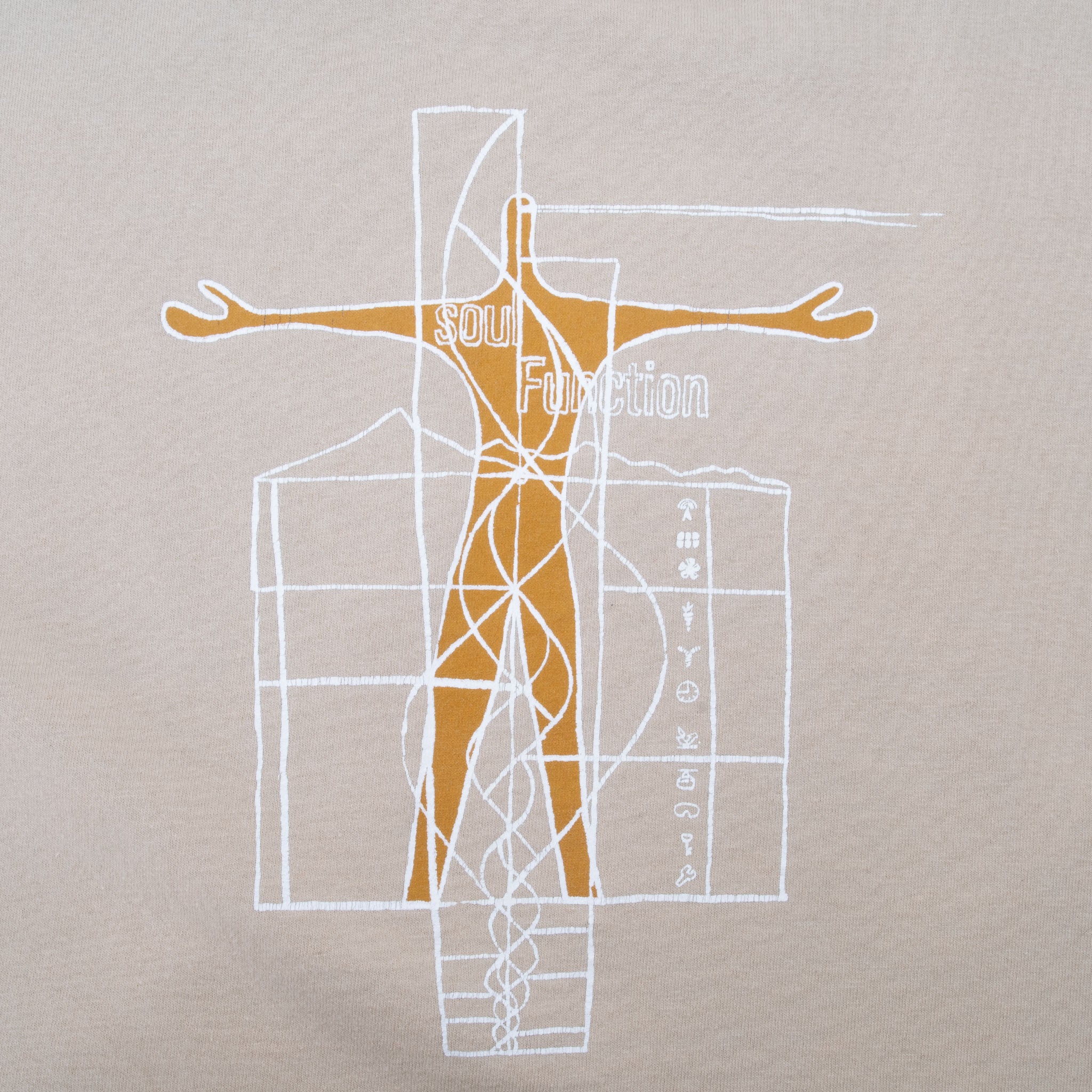 Vintage Nike Acg Soul Function Beige Tee Shirt 1990S Size Large