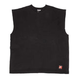Vintage Nike Classic Center Swoosh Black Tank Top Tee Shirt 1990S Size 2XL