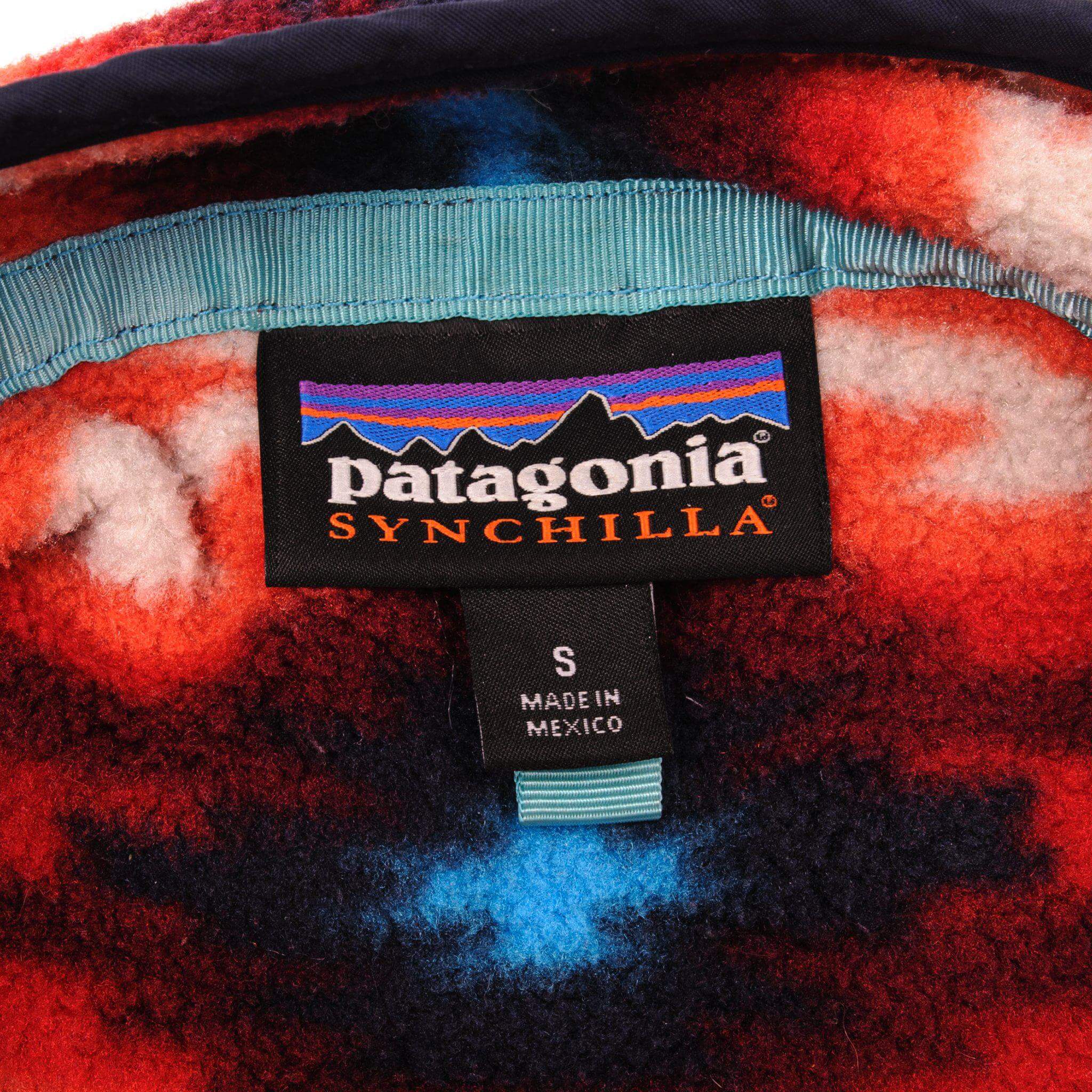 Vintage Patagonia Synchilla Snap-T Fleece Aztec Pullover Size Women Small. RN : 51884 ; STY : 25455FA15