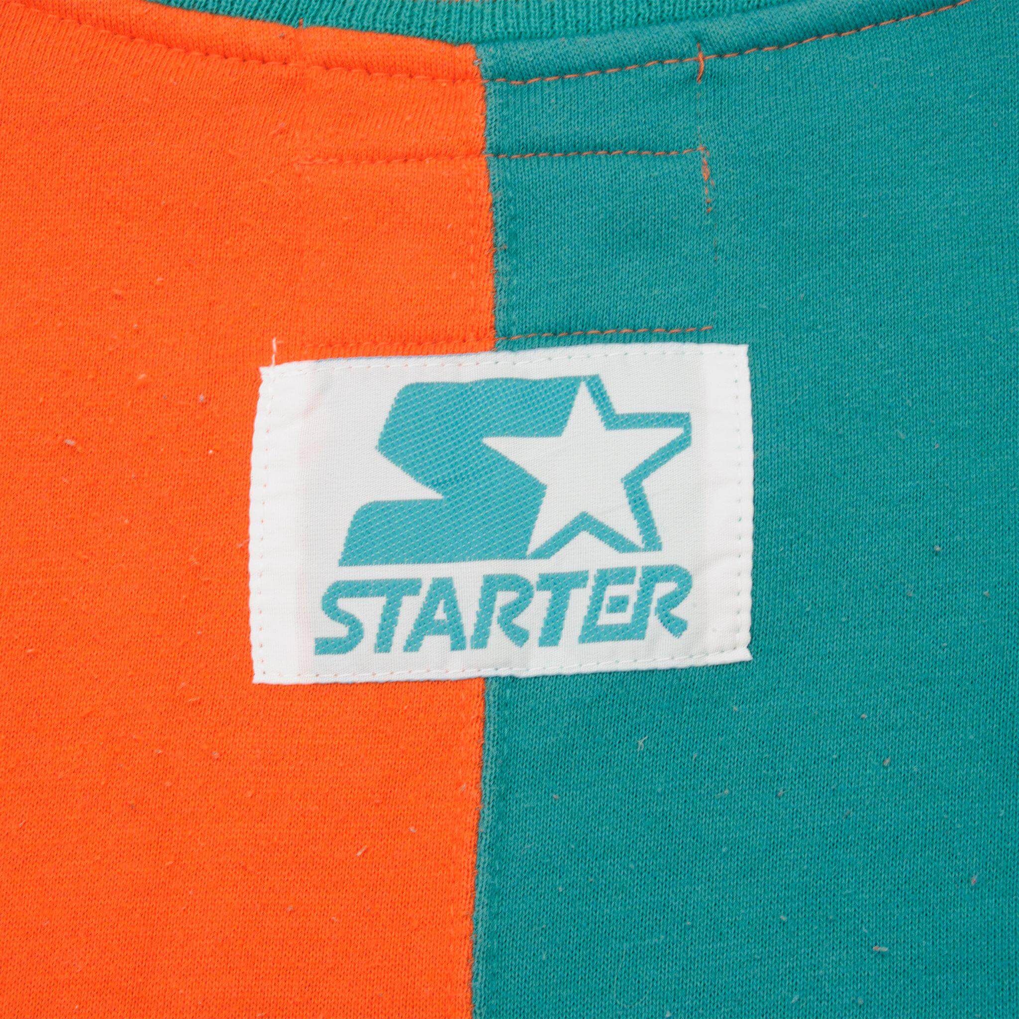 VINTAGE STARTER NFL MIAMI DOLPHINS SWEATSHIRT SIZE LARGE 1990s