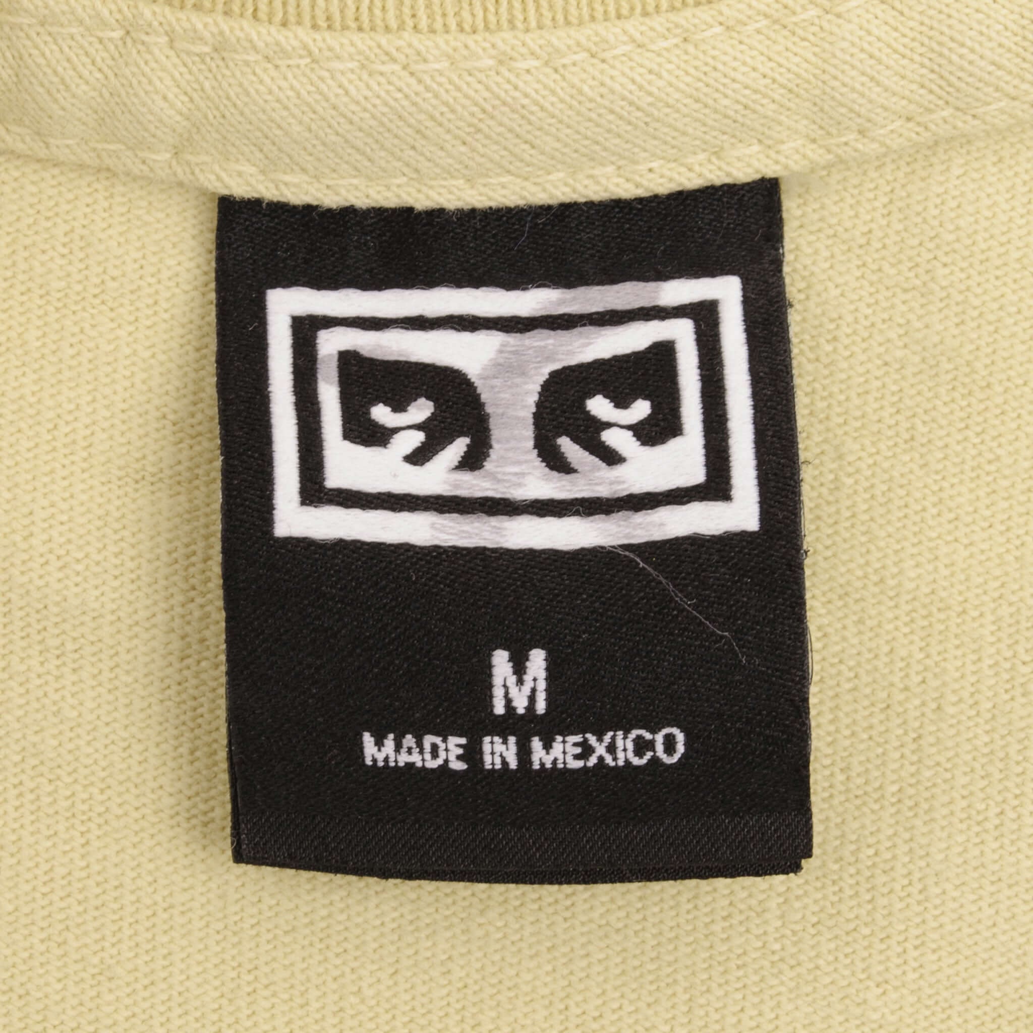 Vintage Obey The Rythme Yellow Long Sleeve Tee Shirt 2000S Size Medium