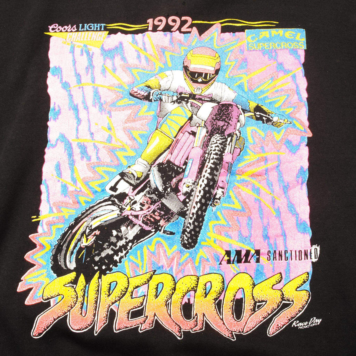 VINTAGE SUPERCROSS SWEATSHIRT 1992 SIZE LARGE MADE IN USA