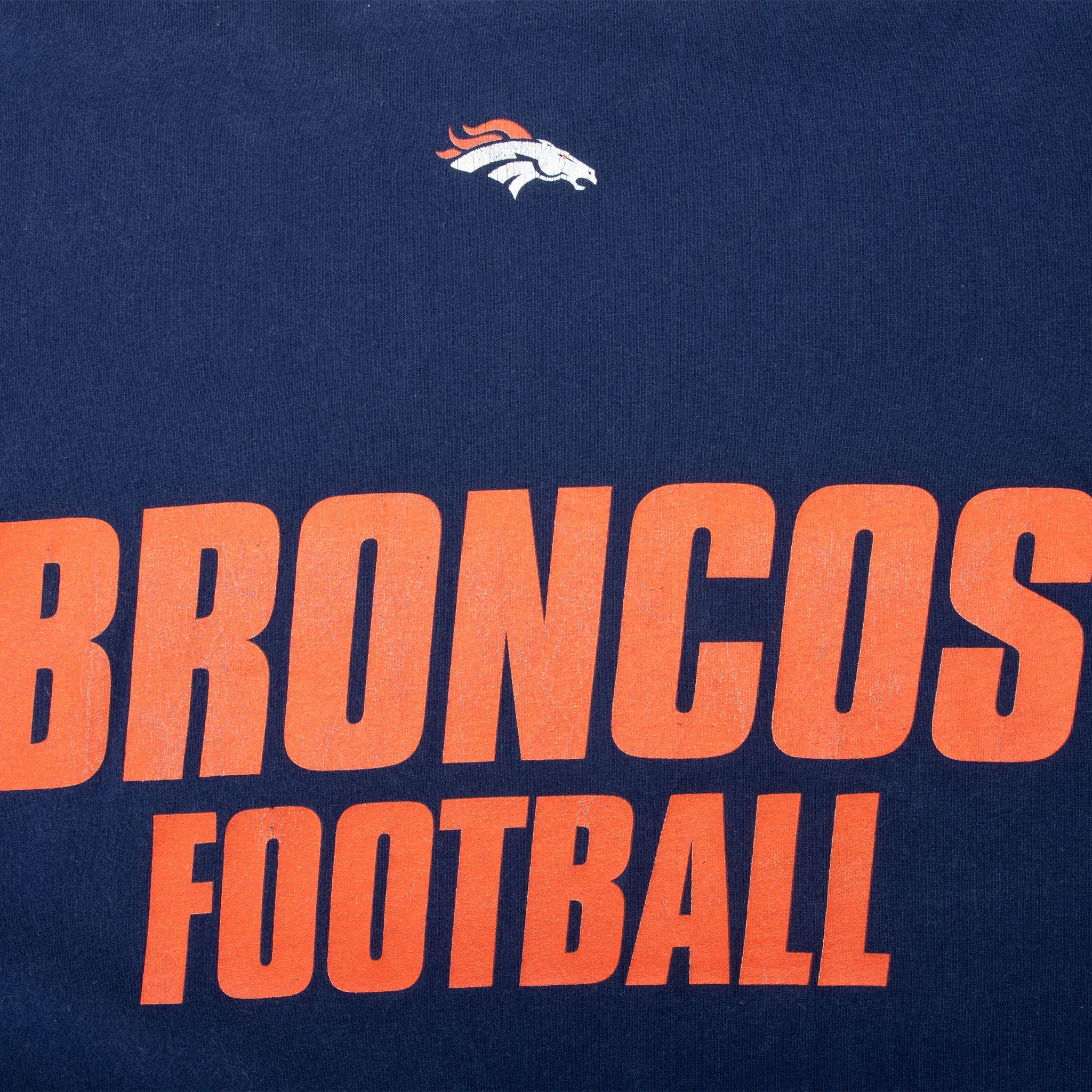 Vintage Nike Nfl Denver Broncos Tee Shirt 1990S Size XL Made In Usa