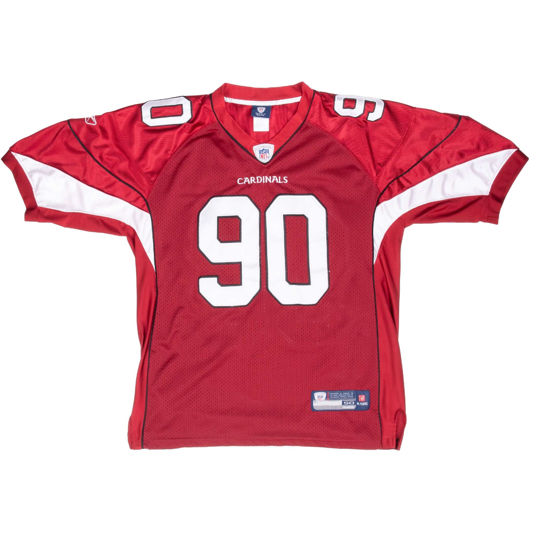Vintage NFL Arizona Cardinals Dockett #90 Reebok Jersey 2000S Size 50