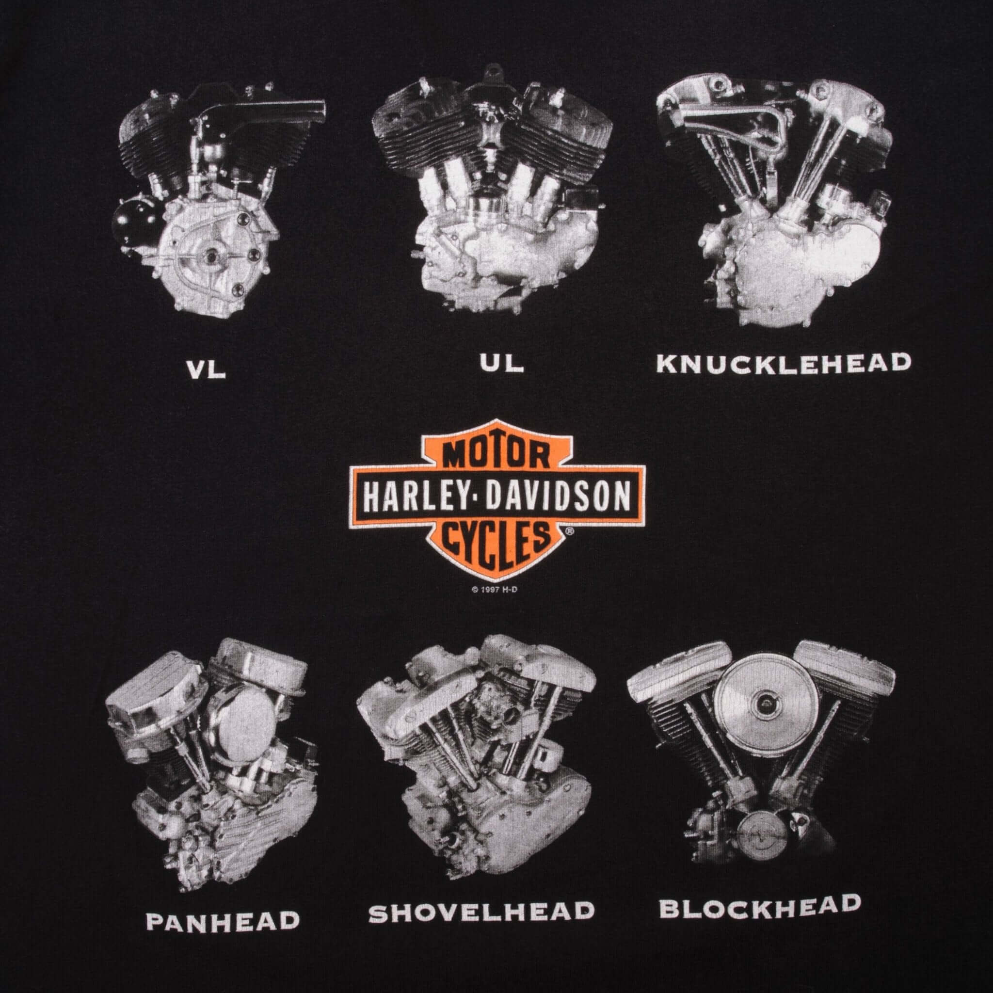 Vintage Harley Davidson Tee Shirt Engine Sandy, Utah 2000 Size Medium Made In USA.