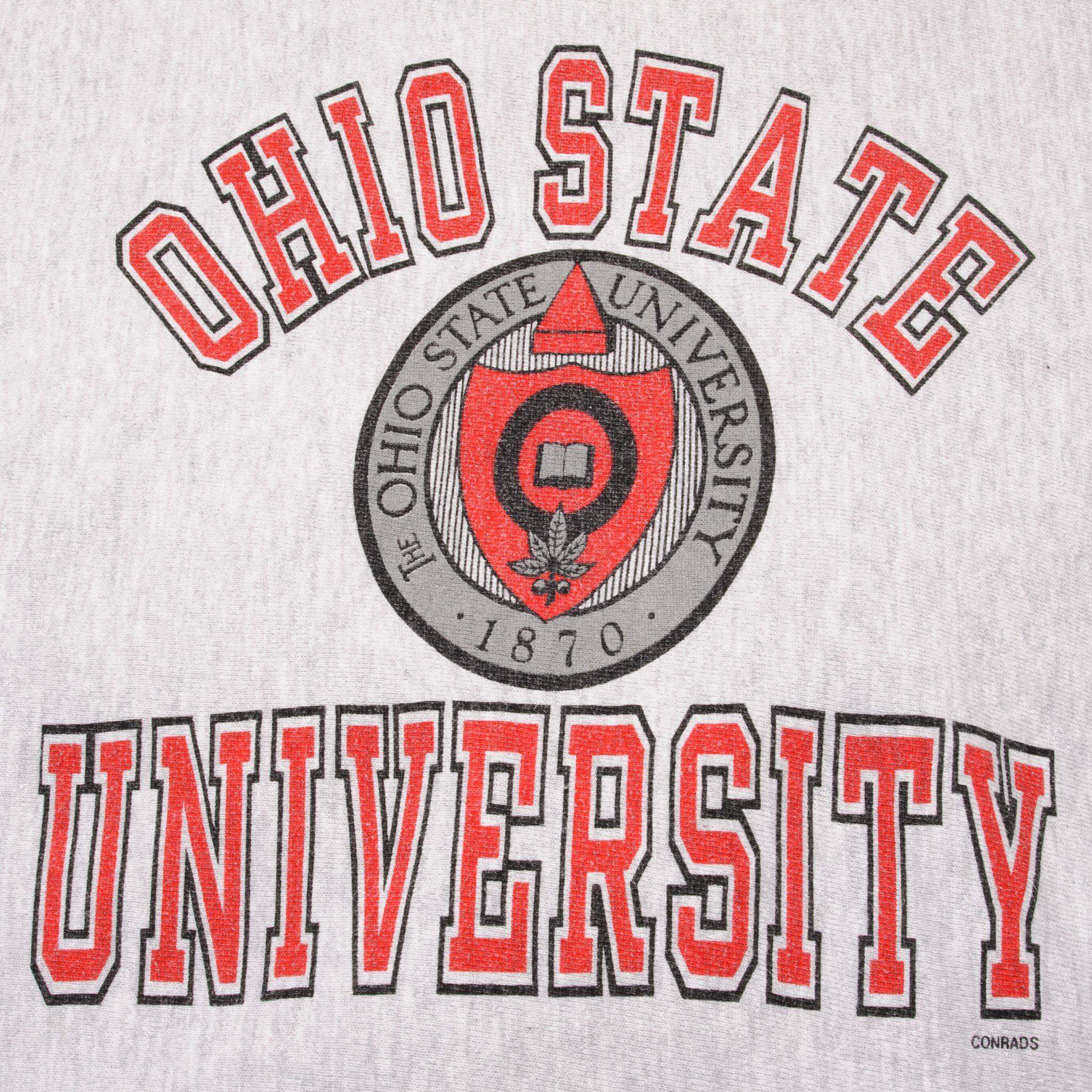 VINTAGE CHAMPION REVERSE WEAVE OHIO STATE UNI SWEATSHIRT 1990S LARGE MADE USA