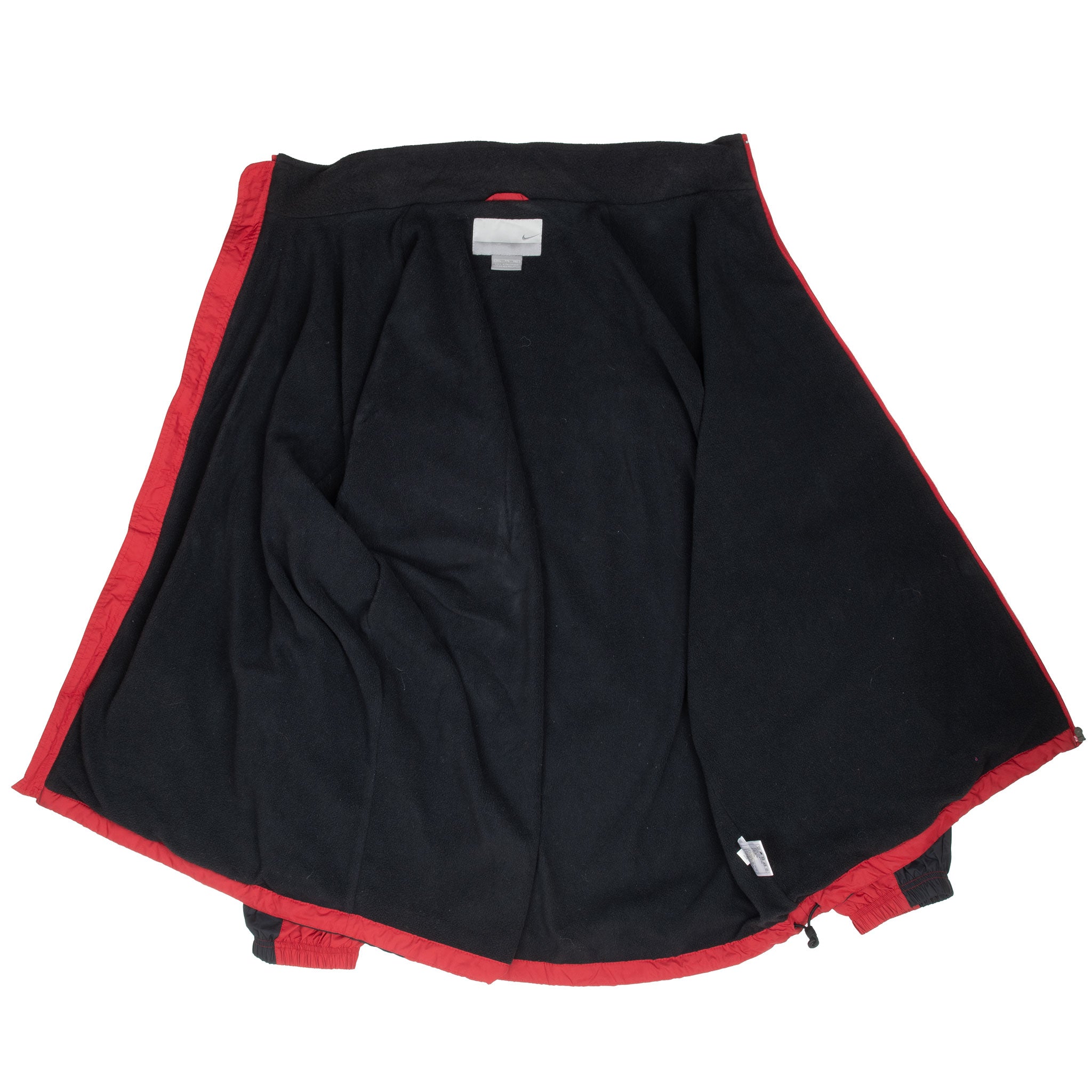 Vintage Nike Classic Swoosh Windbreaker Red Jacket 2000S Size 2XL