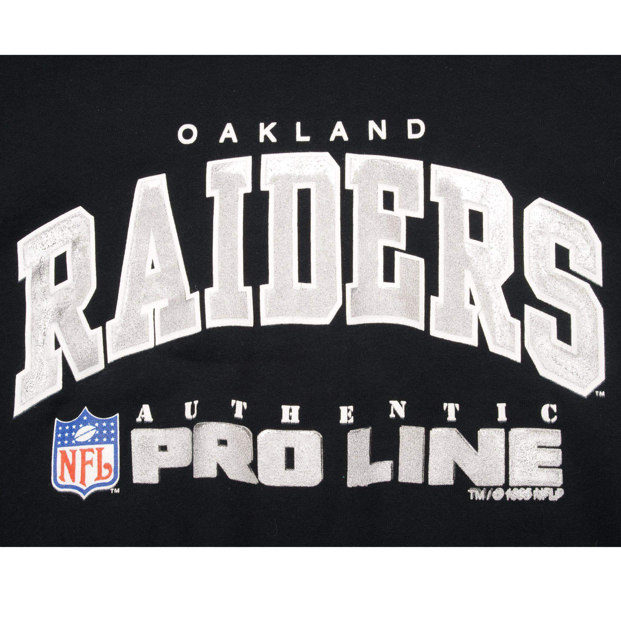 VINTAGE NFL OAKLAND RAIDERS SWEATSHIRT 1995 SIZE LARGE MADE IN USA