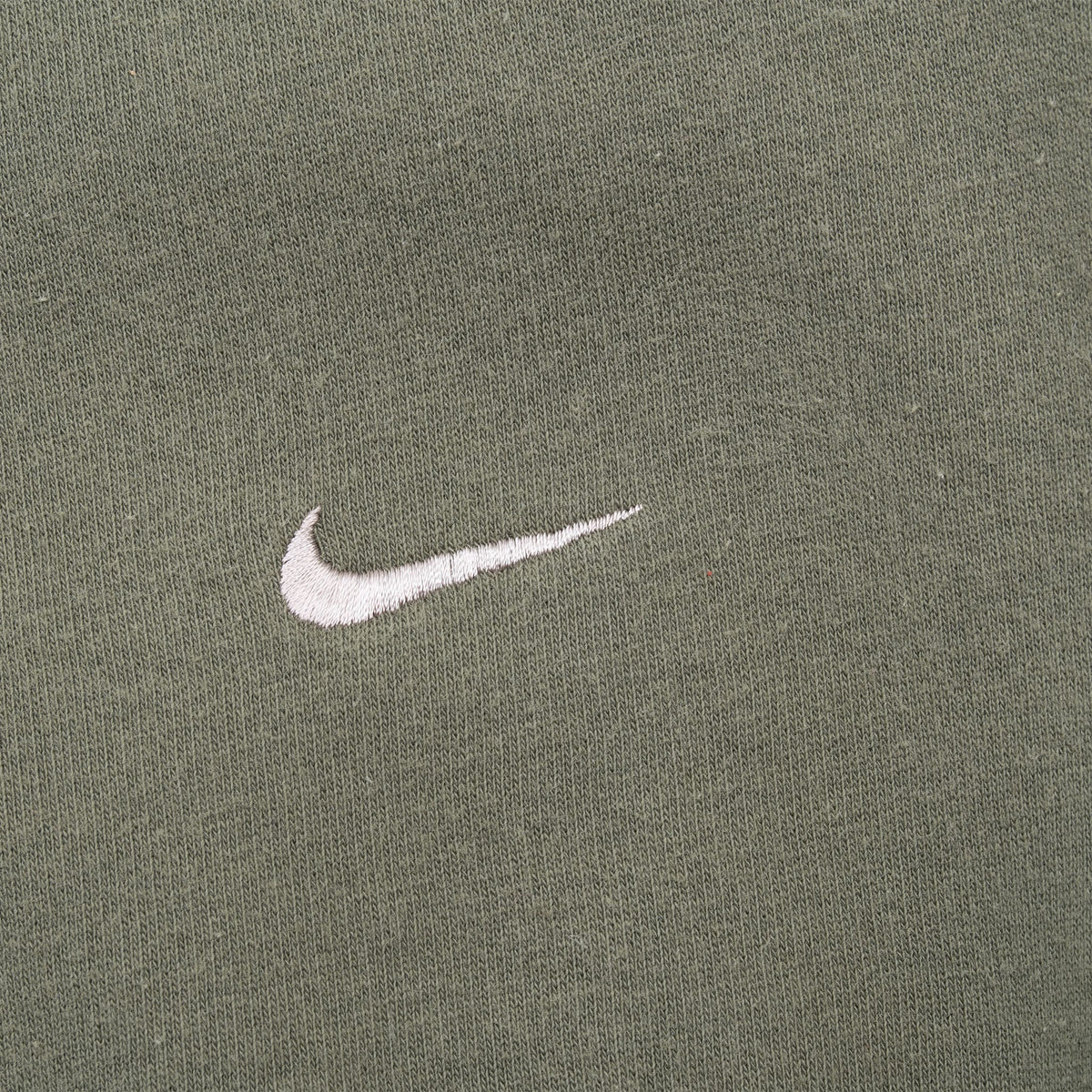 Vintage Nike Classic Swoosh Olive Green Crewneck Sweatshirt 2000S Size XL