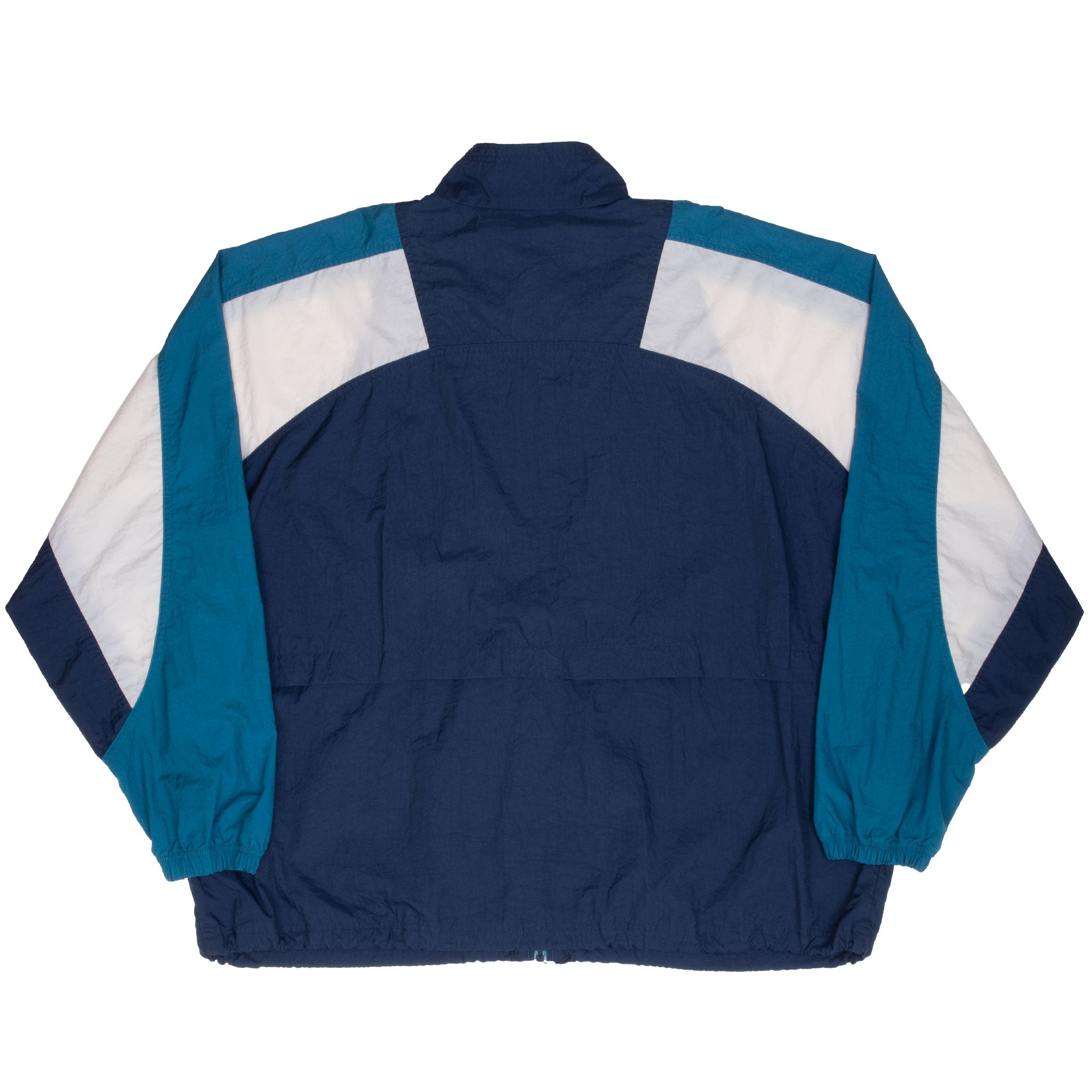 Vintage Nike Classic Swoosh Blue Windbreaker Jacket 1990S Size XL