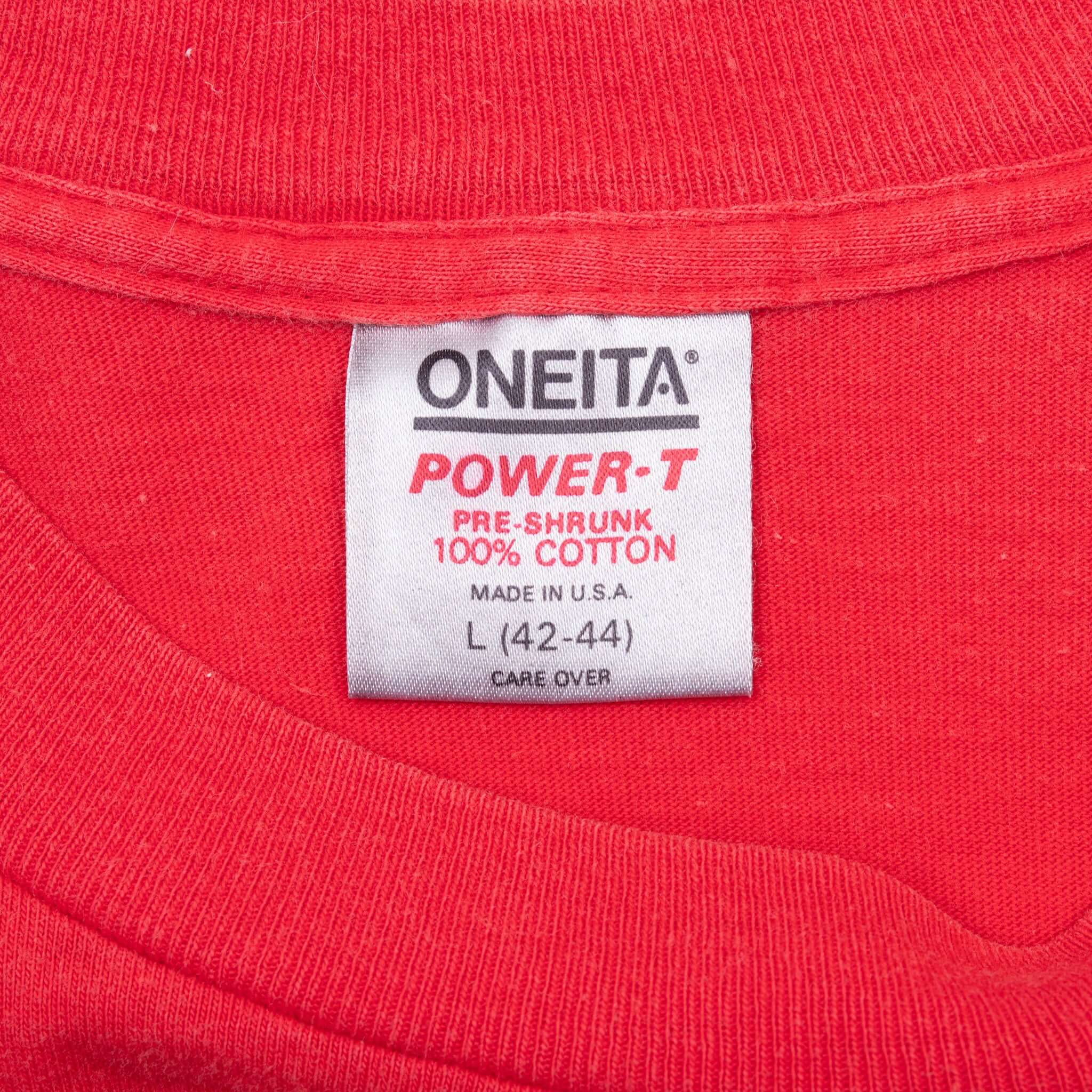 Vintage Ncaa Arizona Wildcats Final Four 1988 Tee Shirt Large Made In Usa With Single Stitch Sleeves